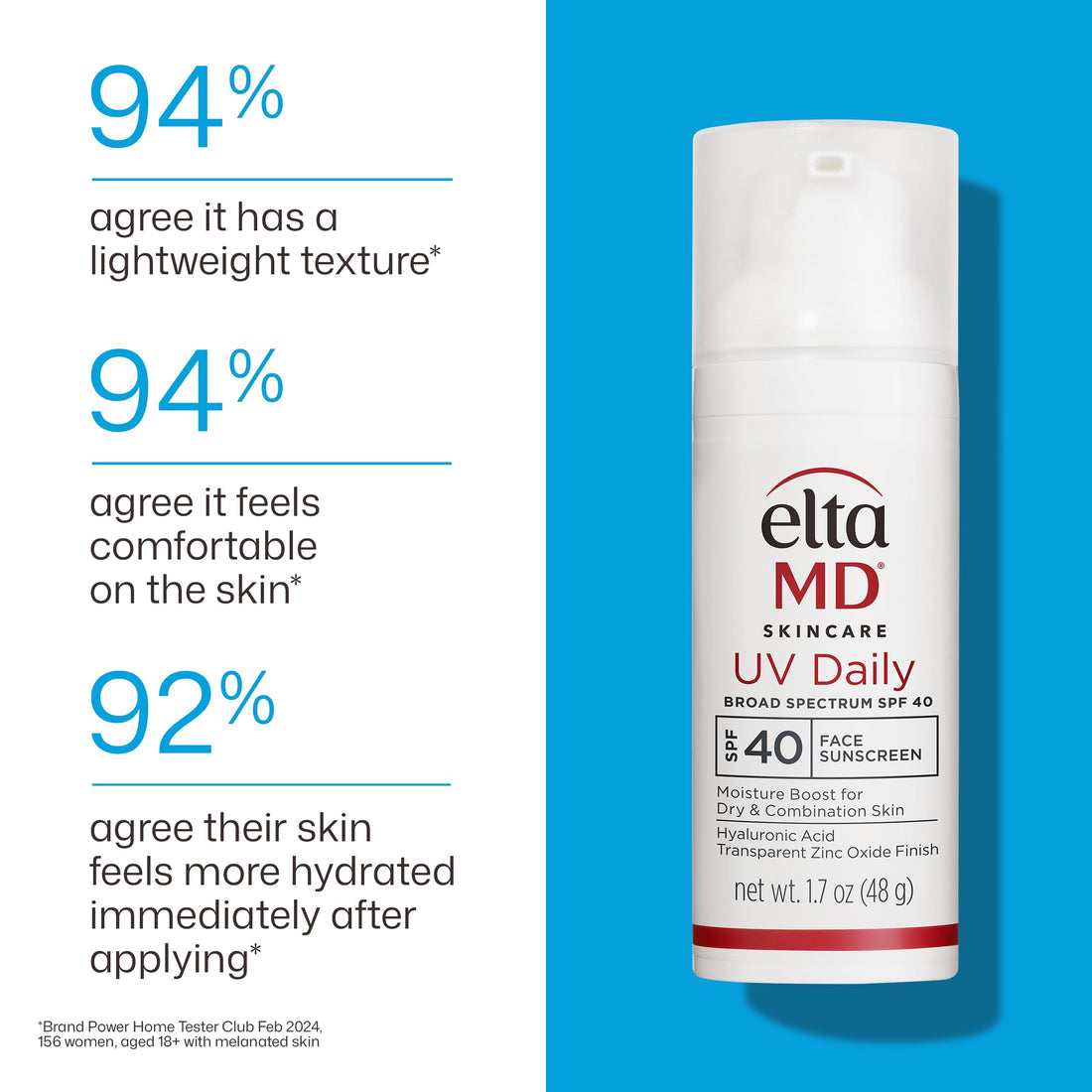 EltaMD UV Daily SPF 40 Face Sunscreen Moisturizer with Zinc Oxide, Daily Face Moisturizer with SPF, Sunscreen for Dry Skin Halalzen
