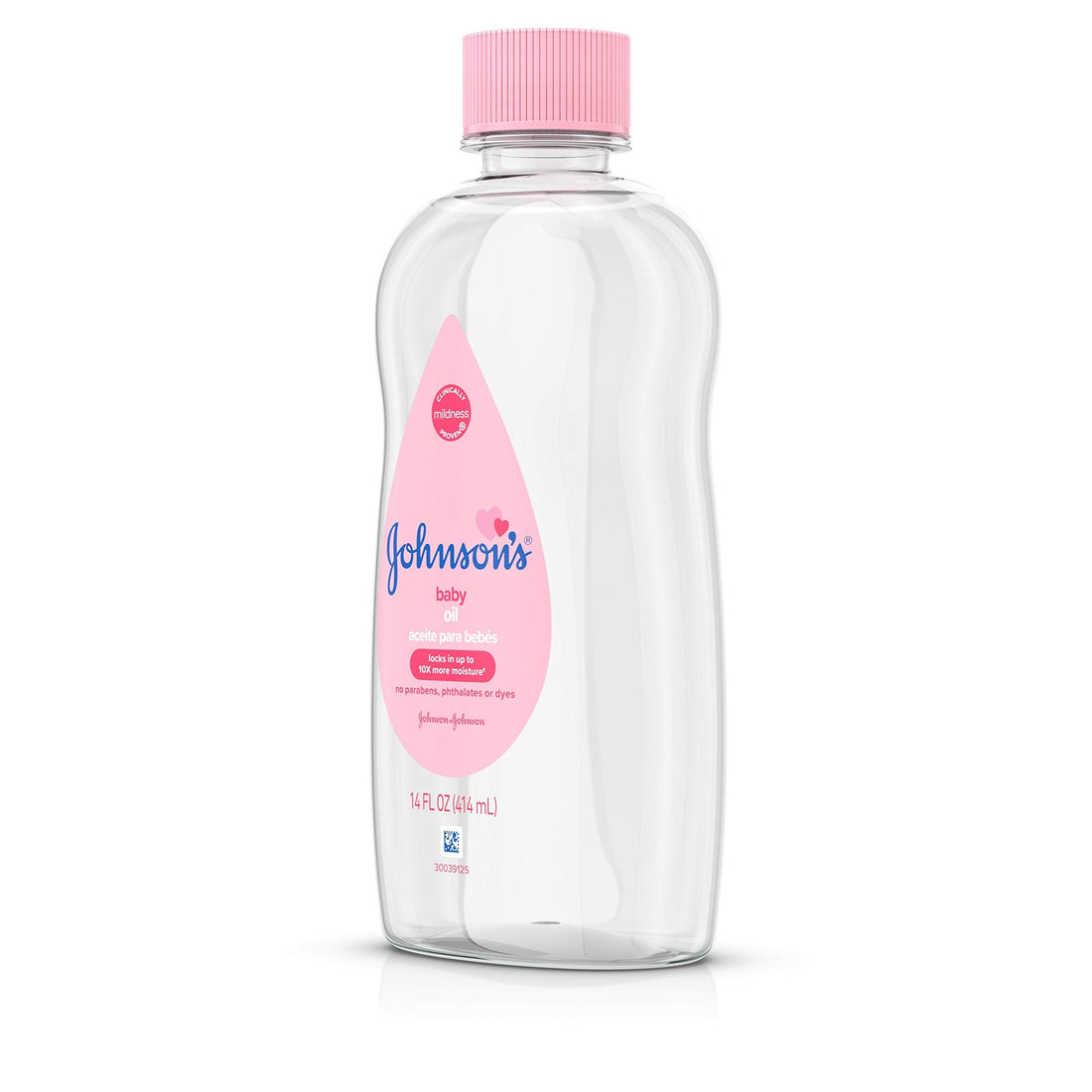 Johnson's Baby Oil, Pure Mineral Oil to Prevent Moisture Loss for Newborn, Kids, & Adults, Gentle, Soothing Baby Massage Oil, Dry Skin Relief, Hypoallergenic, Original Scent, Baby Essentials, 3 fl. oz Halalzen