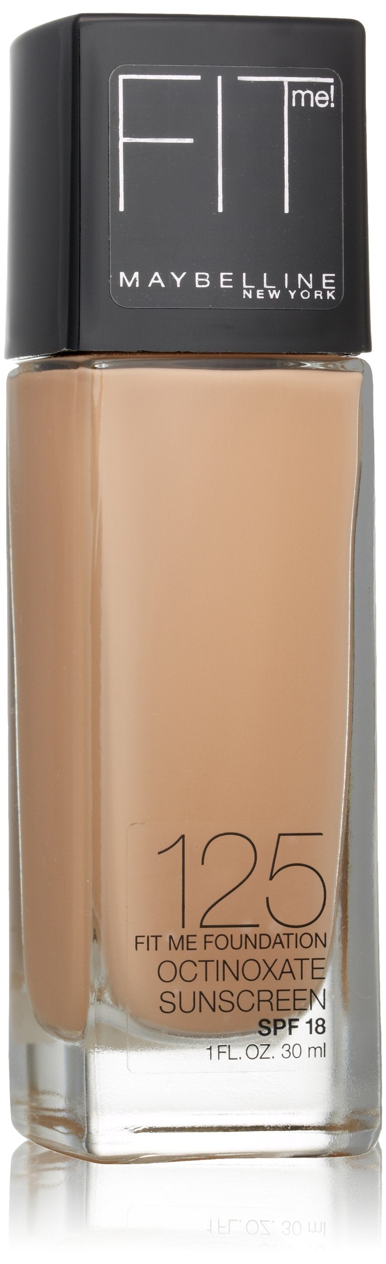 Maybelline Fit Me Dewy + Smooth Liquid Foundation Makeup, Classic Ivory, 1 Count (Packaging May Vary)
