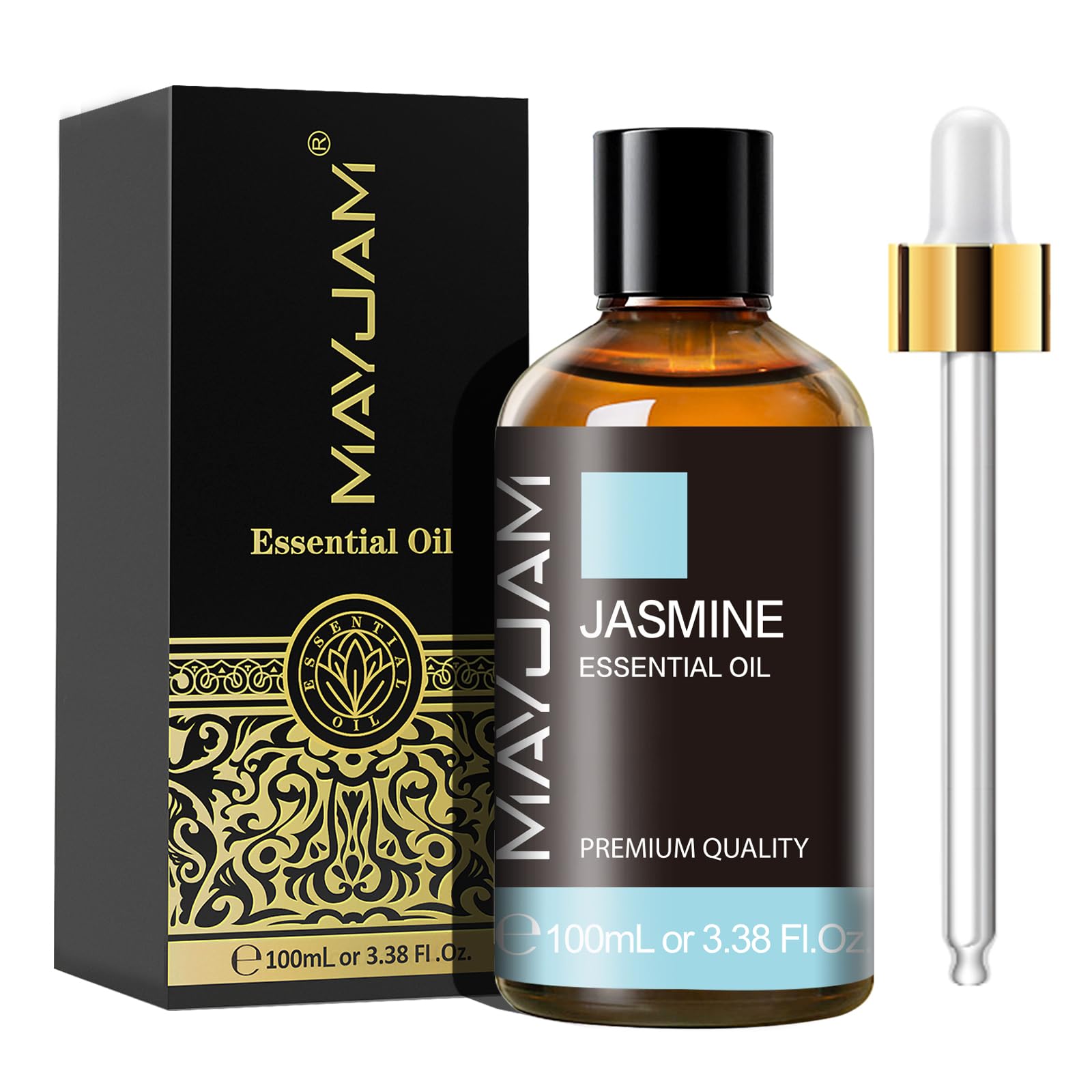 MAYJAM Sandalwood Essential Oils 100ML, Sandalwood Oil for Diffuser, Humidifier, DIY, Home, Office