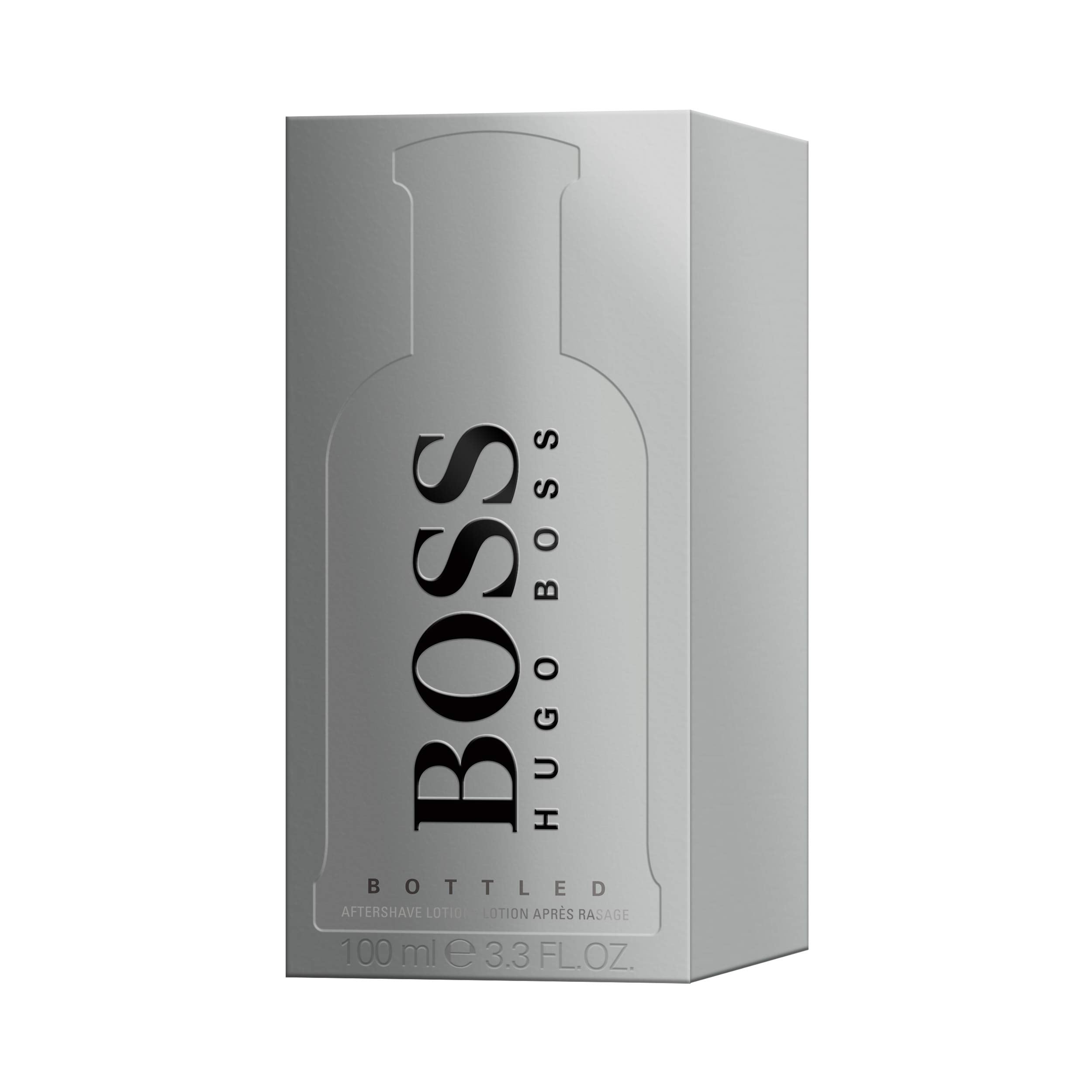 BOSS Bottled Aftershave for Him - Woody Scent with Notes of Apple, Cinnamon and Wood - Light Longevity - 50ml