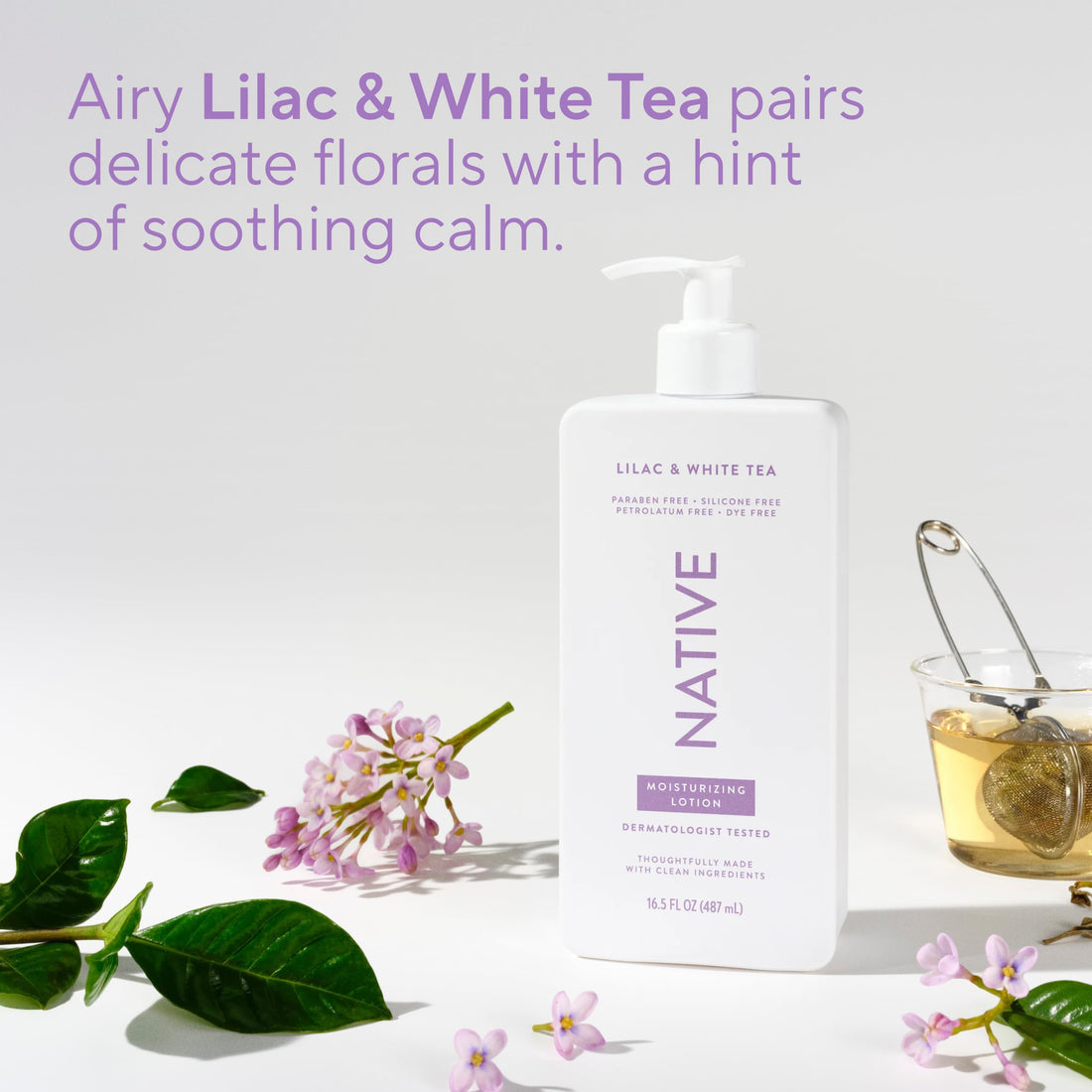 Native Body Lotion, Coconut & Vanilla, 48-Hour Hydration for Dry & Sensitive Skin, Made with Plant-Based Moisturizers like Shea Butter, Silicone & Paraben Free, 16.5 fl oz Halalzen