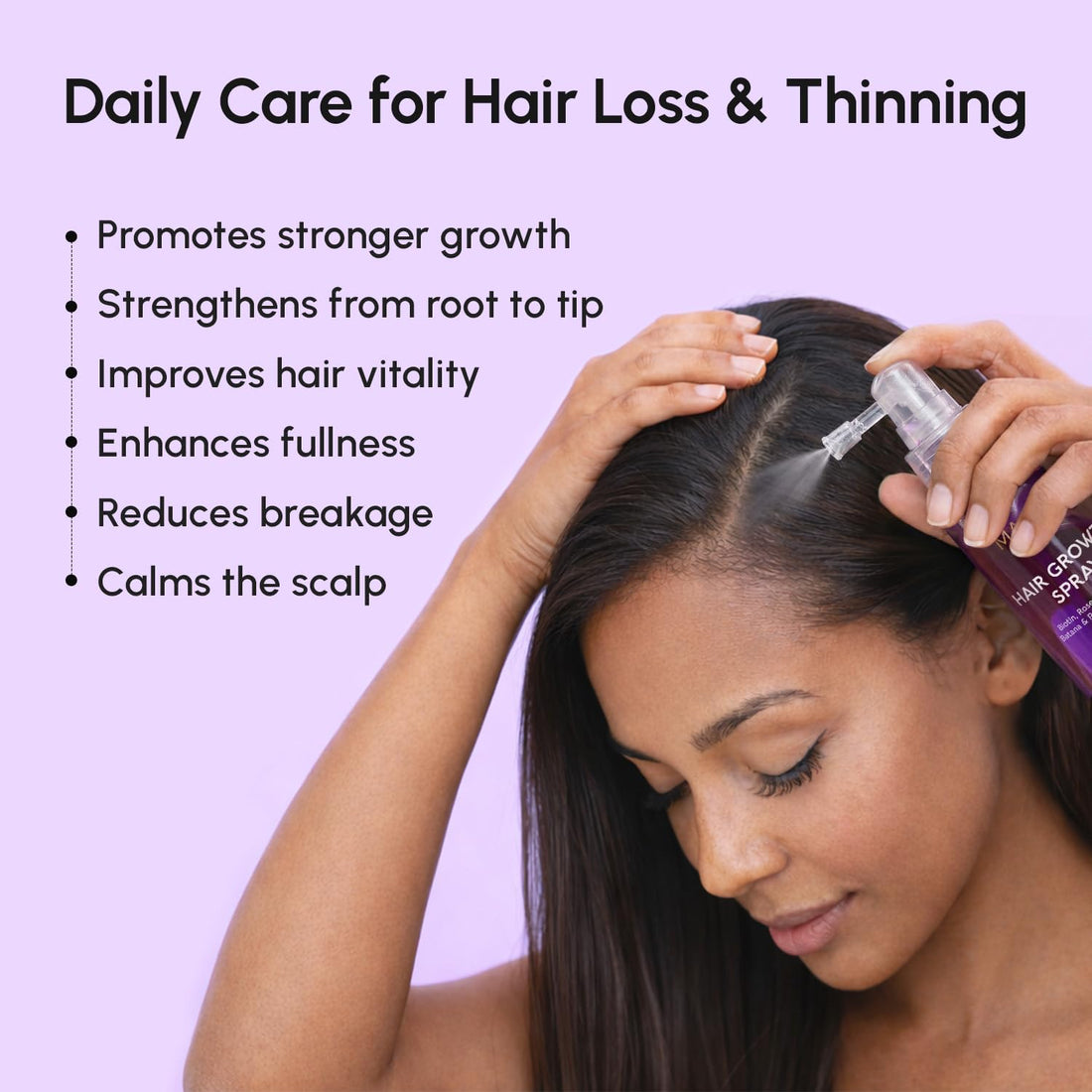 MAREE Haarwuchsserum - Koffeinpeptide Rizinus-Rosmarinöl für Haarwuchs - Produkte für Frauen & Männer - Haaröle für Haarwuchs - Haarwuchsmittel - Kopfhautserum - Suero Para El Cabello