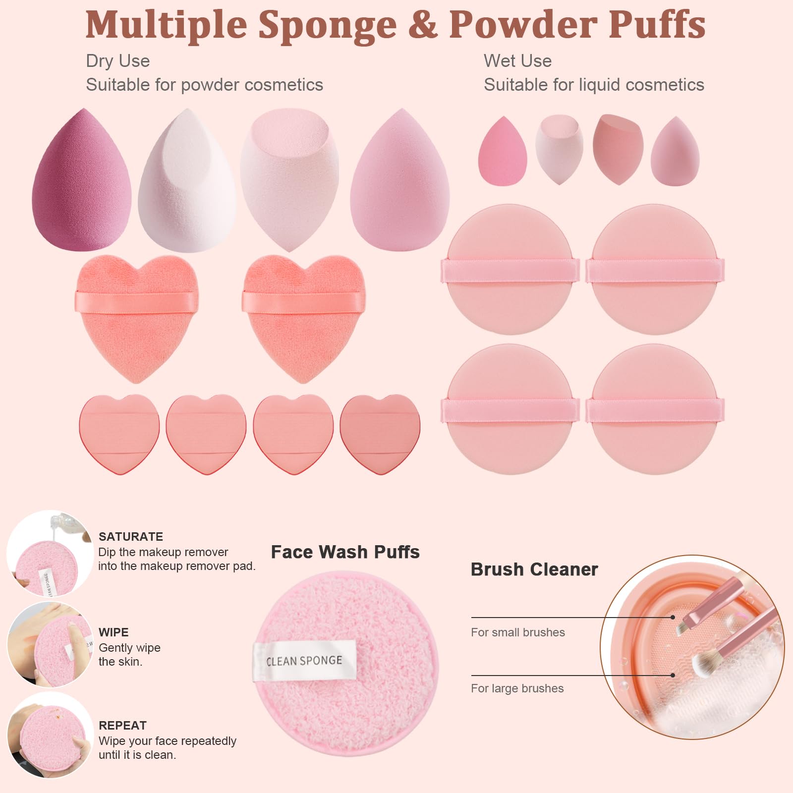 Makeup Brushes 10Pcs Marble Makeup Brush Set Foundation Powder Blush Blending Eyeshadow Brushes Sets Halalzen
