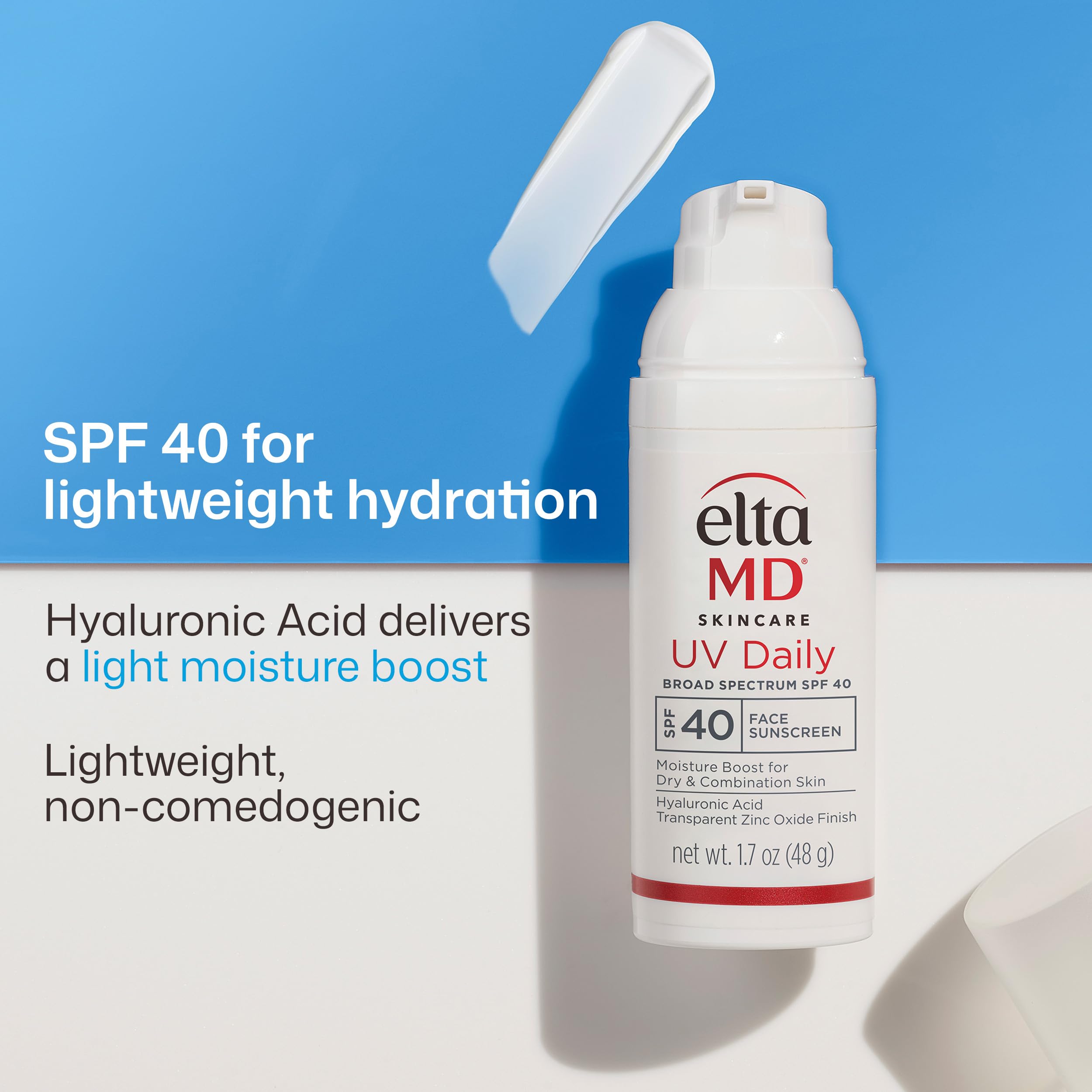 EltaMD UV Daily SPF 40 Face Sunscreen Moisturizer with Zinc Oxide, Daily Face Moisturizer with SPF, Sunscreen for Dry Skin Halalzen
