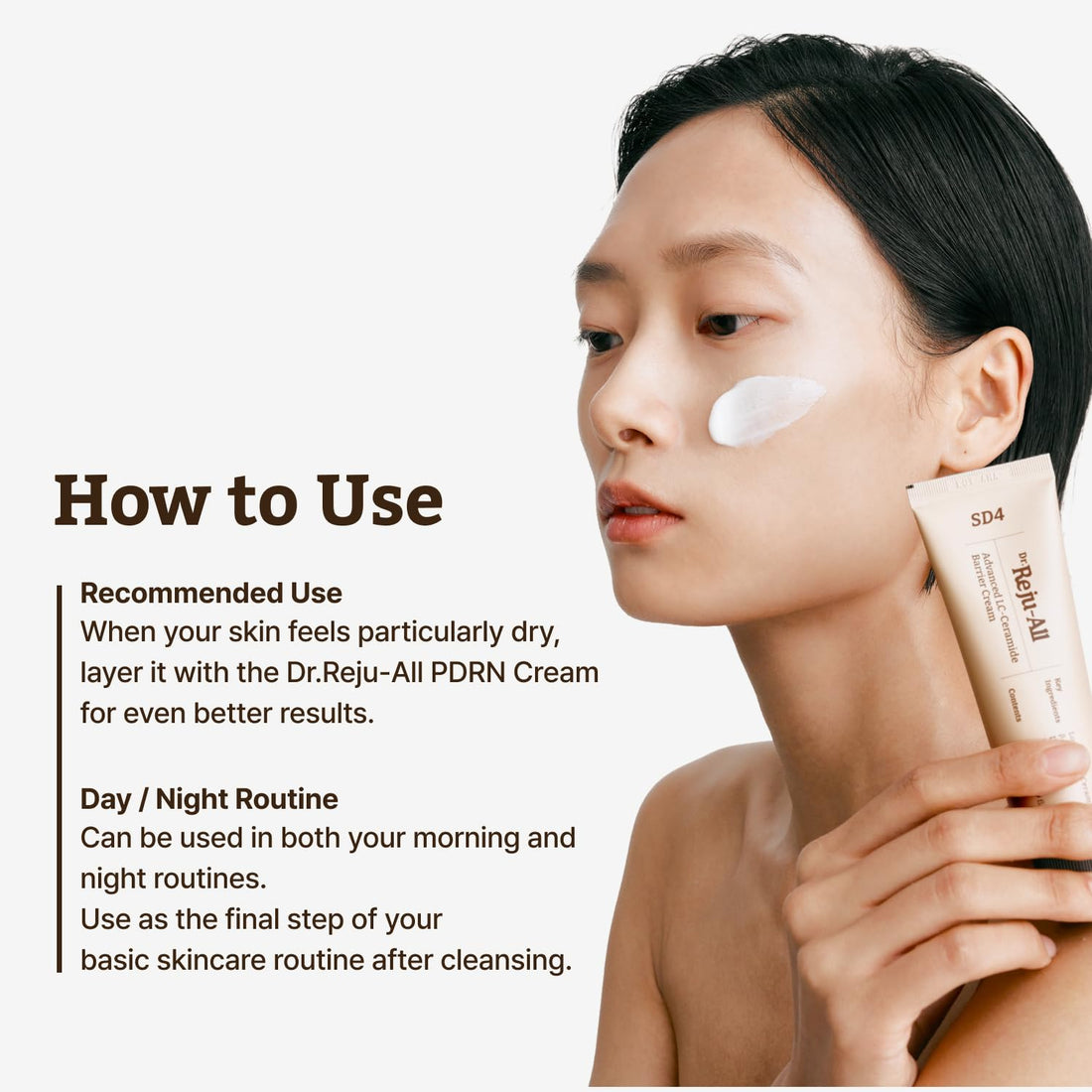 Dr.Reju-All Advanced PDRN Rejuvenating Cream – 99% Pure Salmon DNA Gel Type Face Moisturizer – Optimal 1200ppm for Glass Skin & Plumping – Korean Pharmacy Anti-Aging Skin Care Face Cream – 20ml