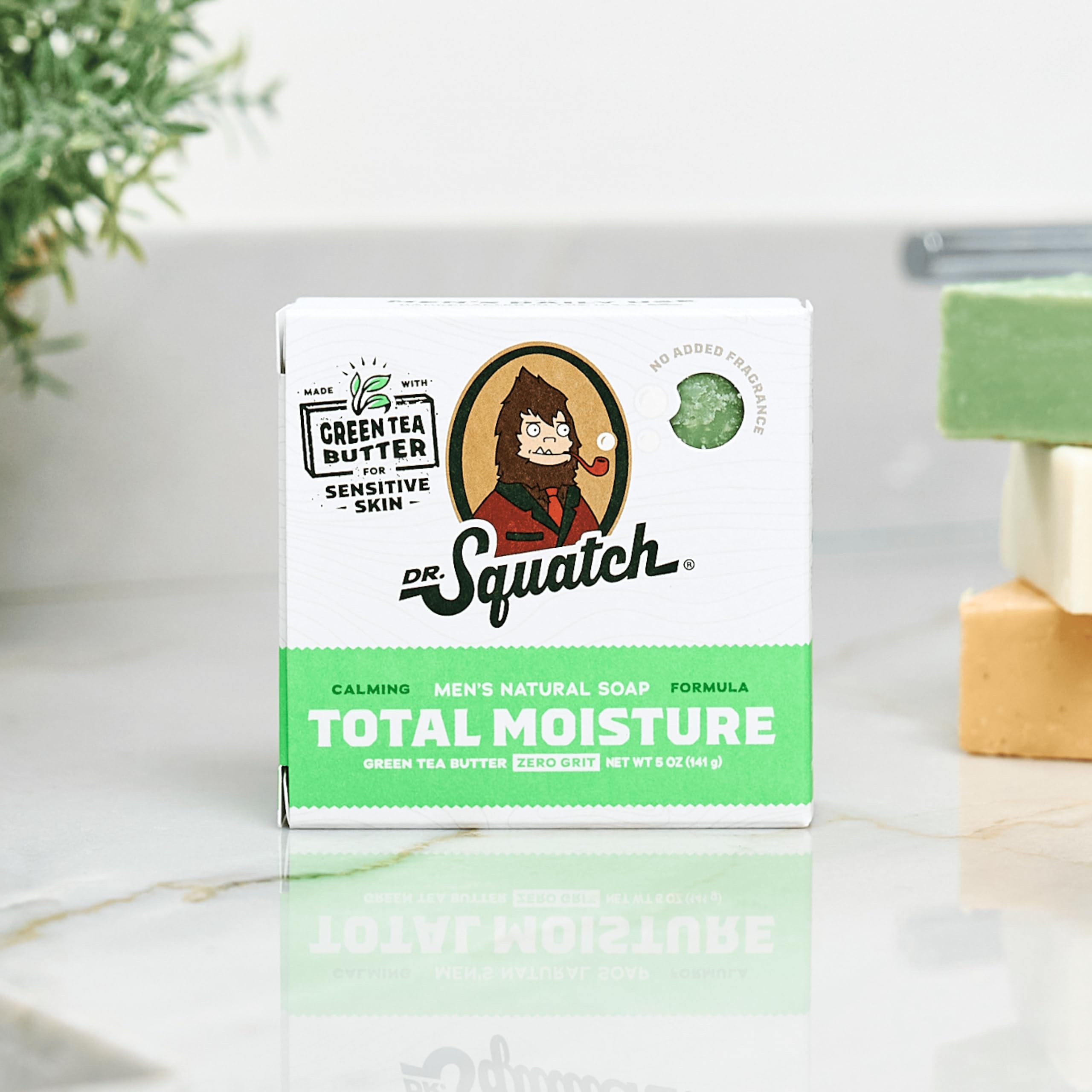 Dr. Squatch Natural Men’s Bar Soap - Cold Process Body Soap Bar with Natural Oils - Gifts for Men - Birchwood Breeze, Fresh Falls & Wood Barrel Bourbon (5 oz, 3-Pack)