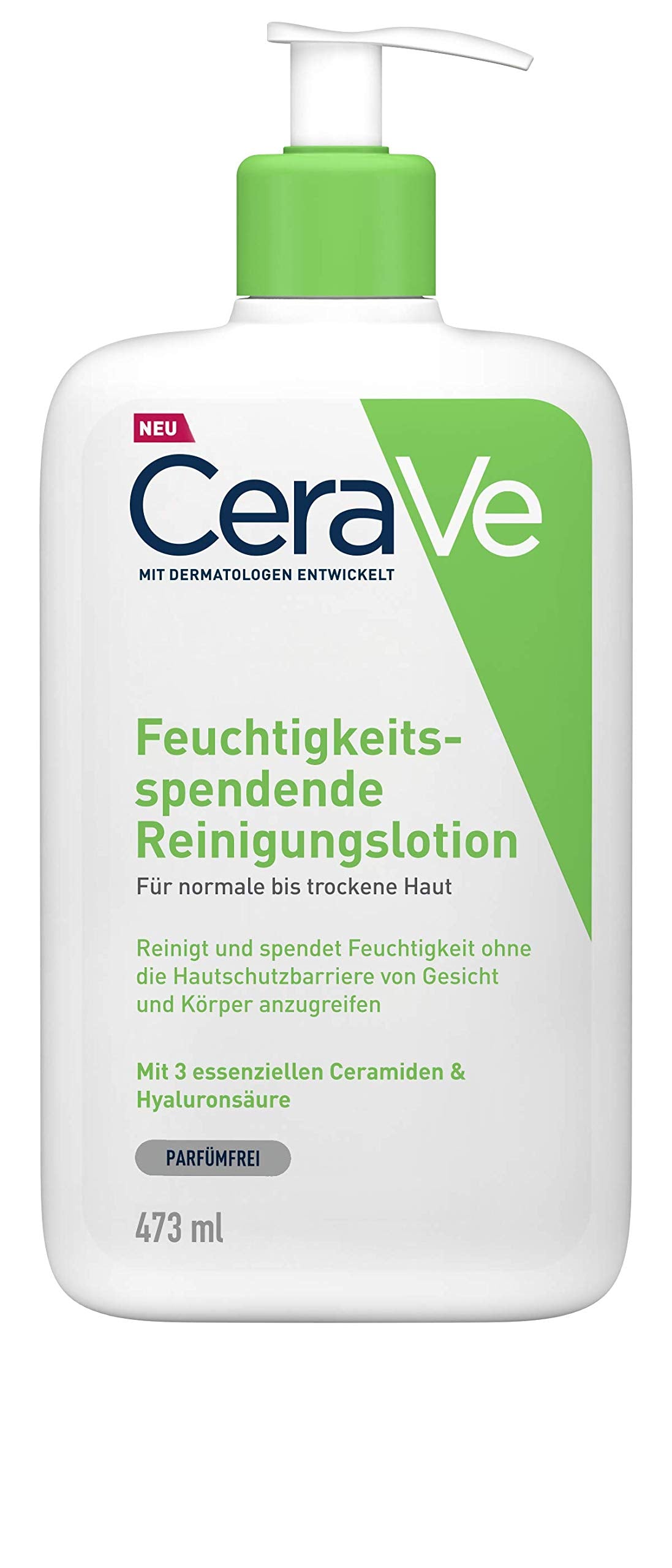 CeraVe Hydrating Cleanser for Normal to Dry Skin 236 ml with Hyaluronic Acid and 3 Essential Ceramides