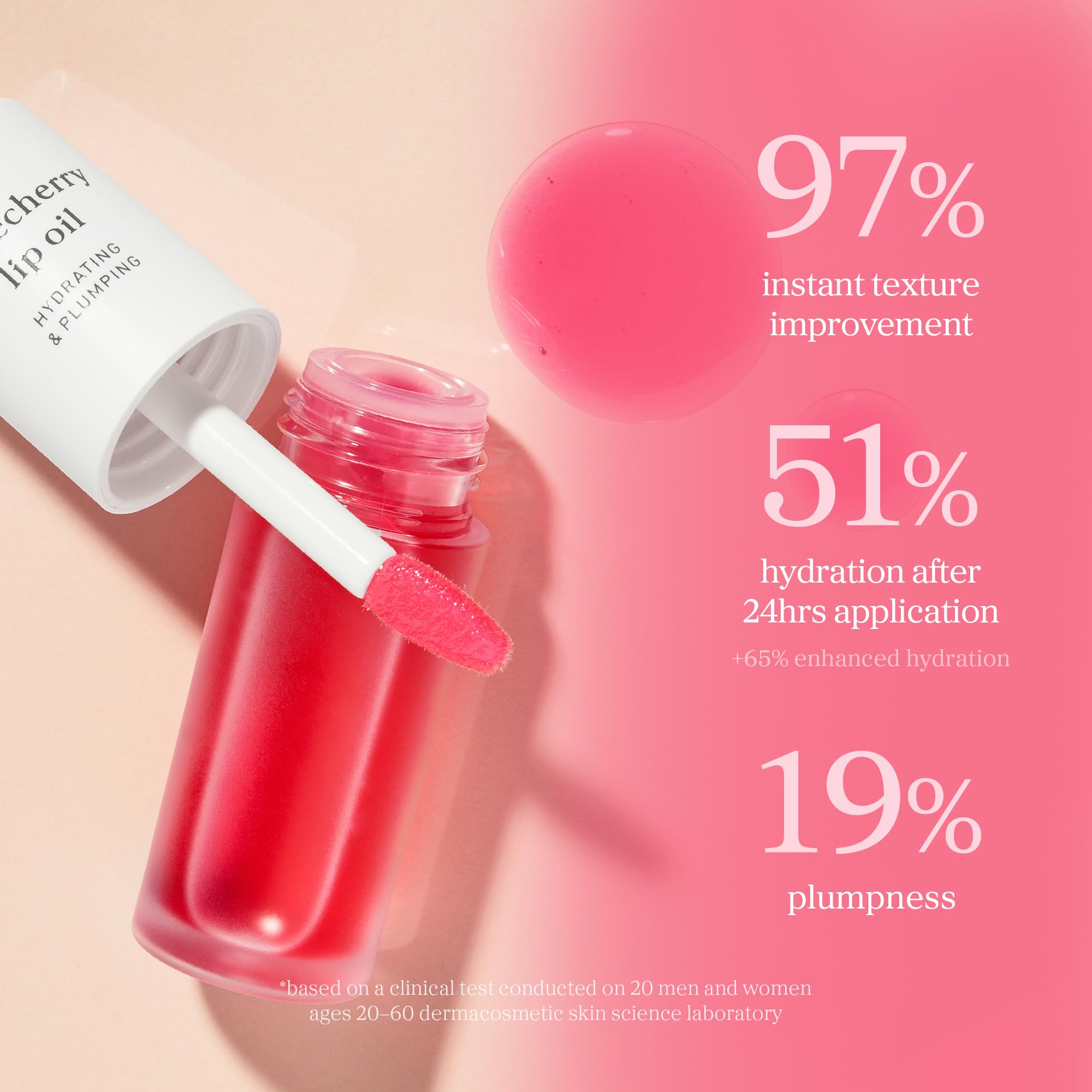 NOONI Korean Lip Oil - Applepeony | Long-Lasting, Moisturizing, Plumping, Revitalizing for Dry Lips, Waterproof, No Peel Off, Hydrating Lip Stain, Stocking Stuffers, Cute Stuff, 0.12 FL Oz Halalzen