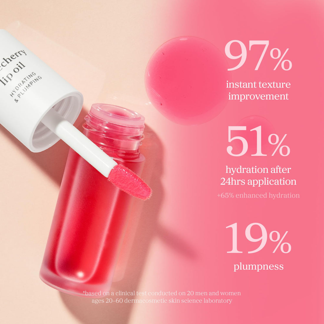 NOONI Korean Lip Oil - Applepeony | Long-Lasting, Moisturizing, Plumping, Revitalizing for Dry Lips, Waterproof, No Peel Off, Hydrating Lip Stain, Stocking Stuffers, Cute Stuff, 0.12 FL Oz Halalzen