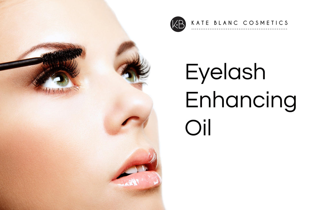 Kate Blanc Cosmetics Castor Oil Organic for Hair, Lashes, Face, Skin (2oz), 100% Pure, Cold Pressed, Hexane Free Hair Oil. Lash Serum for Thicker-Looking Eyelashes & Eyebrows Halalzen