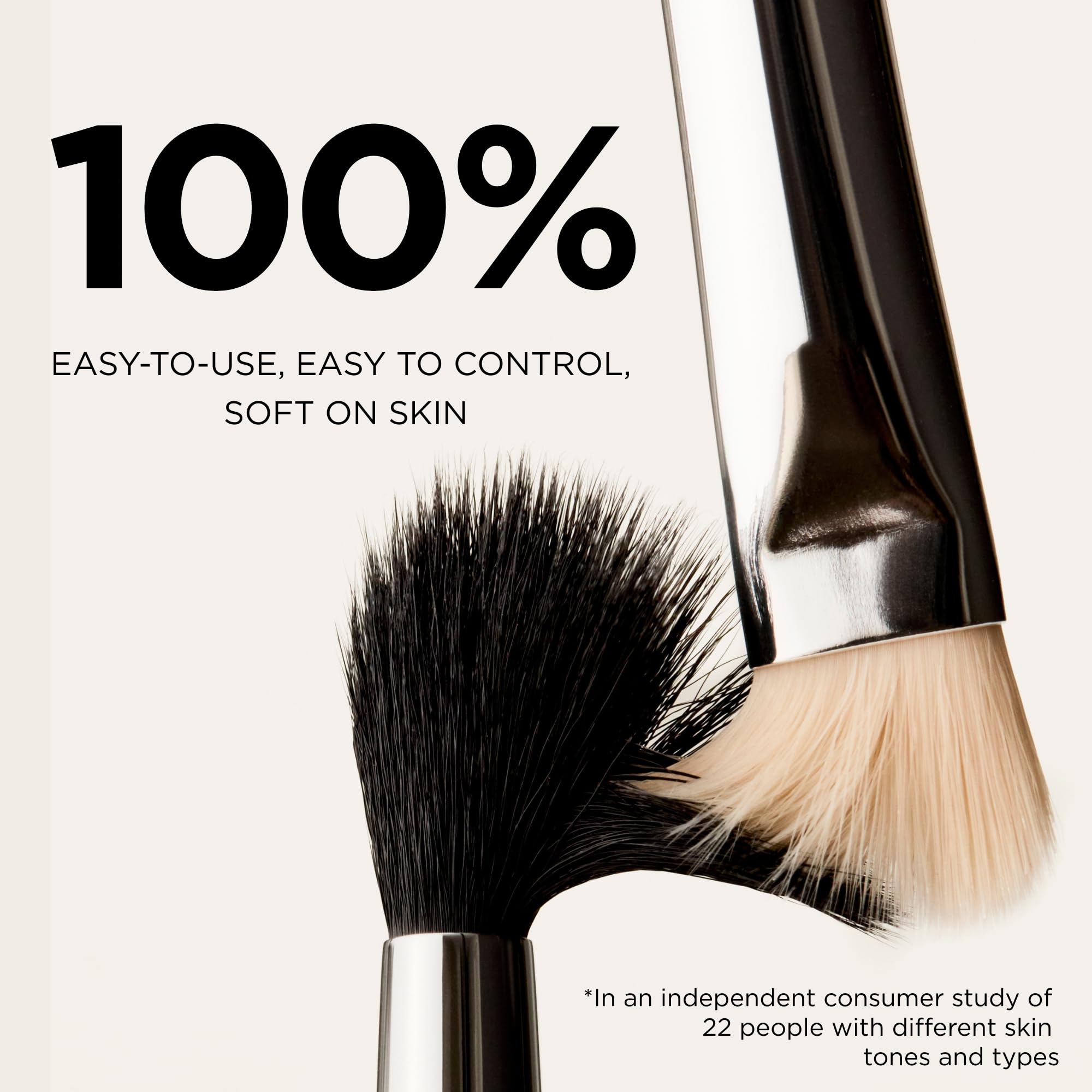 Haleys Beauty Kabuki Foundation Brush For Applying Powder, Foundation, Bronzer, Blush, and Mineral Make up, Soft Bristles, Seamless Blending, Makeup Brushes Essential, Vegan & Cruelty Free