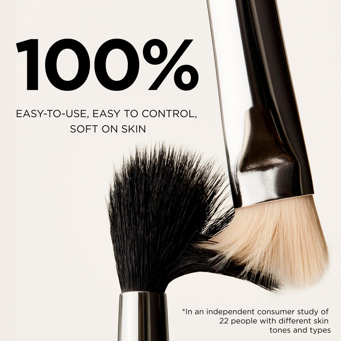 Haleys Beauty Kabuki Foundation Brush For Applying Powder, Foundation, Bronzer, Blush, and Mineral Make up, Soft Bristles, Seamless Blending, Makeup Brushes Essential, Vegan & Cruelty Free