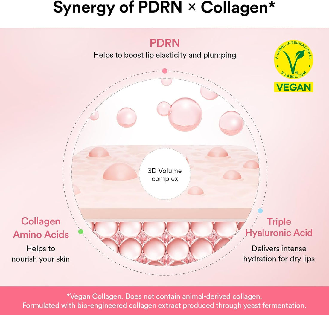 Abib PDRN Collagen Lip Mask Glazed Jelly 0.38 fl oz | Korean Lip Butter Balm Overnight Sleeping Mask Hydrating Care Moisturizer Treatment for Flakey, Dry Lips Halalzen