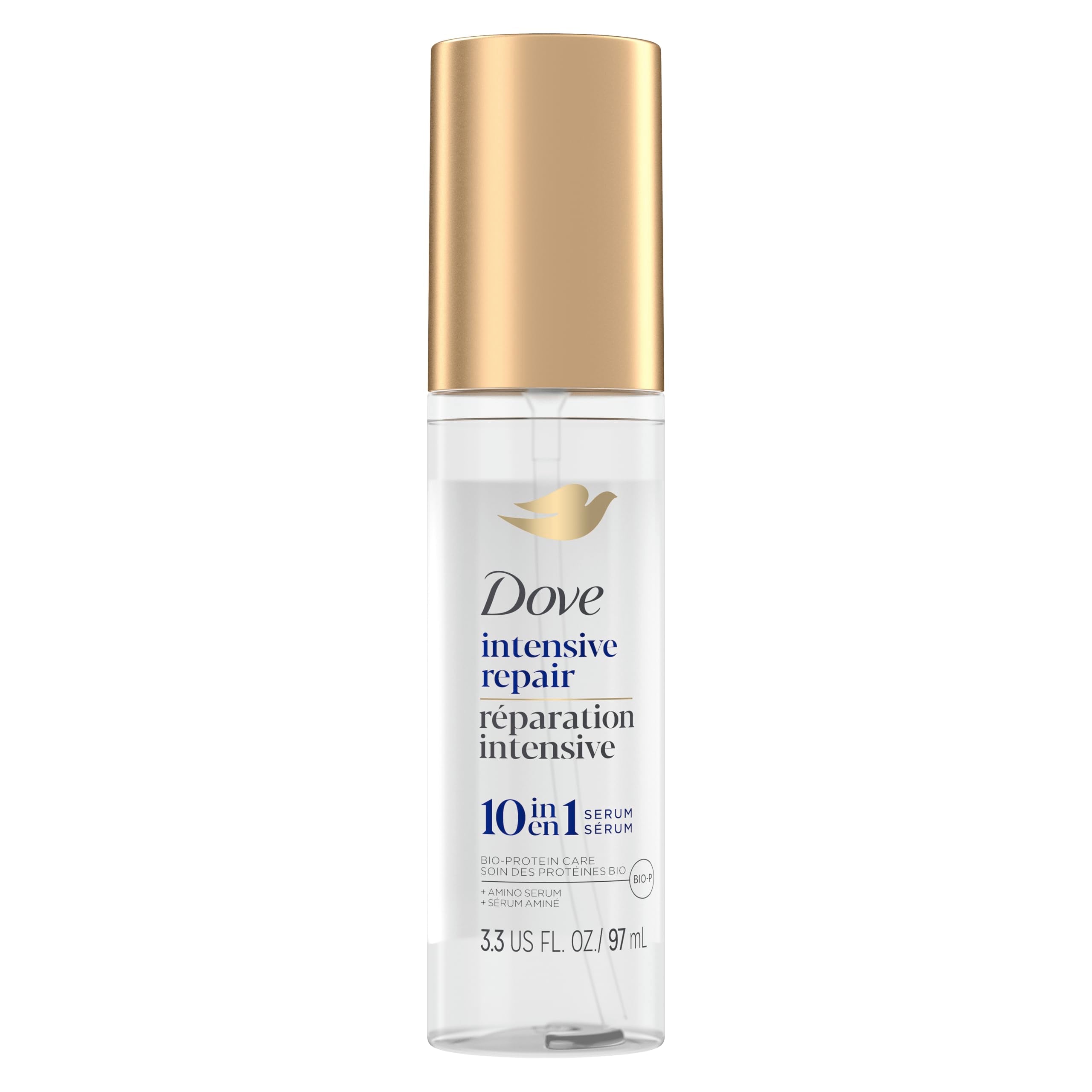 Dove Intensive Repair Amino Serum for Damaged Hair with Bio-Protein Care Technology 3.3 oz Halalzen