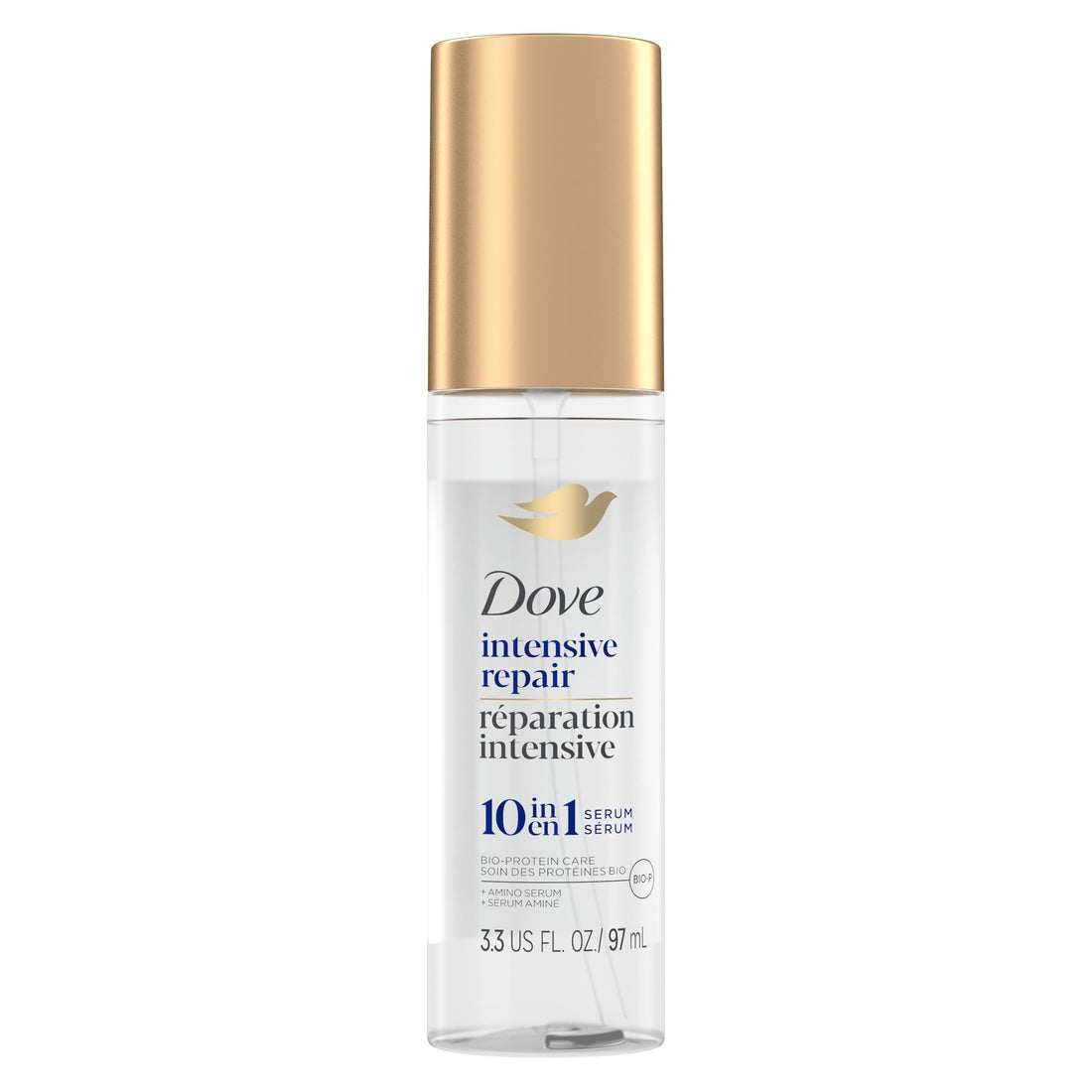 Dove Intensive Repair Amino Serum for Damaged Hair with Bio-Protein Care Technology 3.3 oz Halalzen