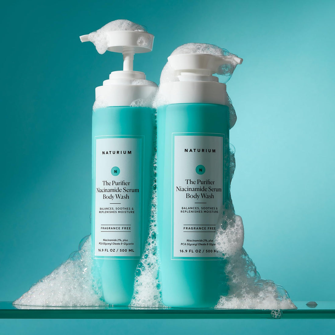 Naturium The Smoother Glycolic Acid Exfoliating Body Wash, Soft & Smoothing Cleanser | 16.9 FL OZ / 500 ML