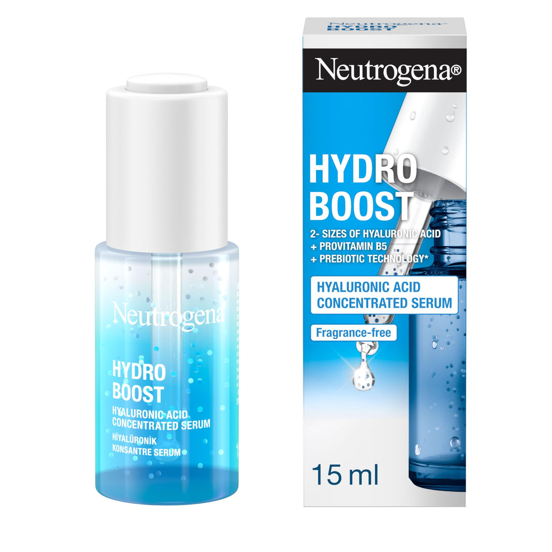 Neutrogena Hydro Boost Water Gel Facial Cleanser, with Hyaluronic Acid for Dry or Dehydrated Skin 200ml