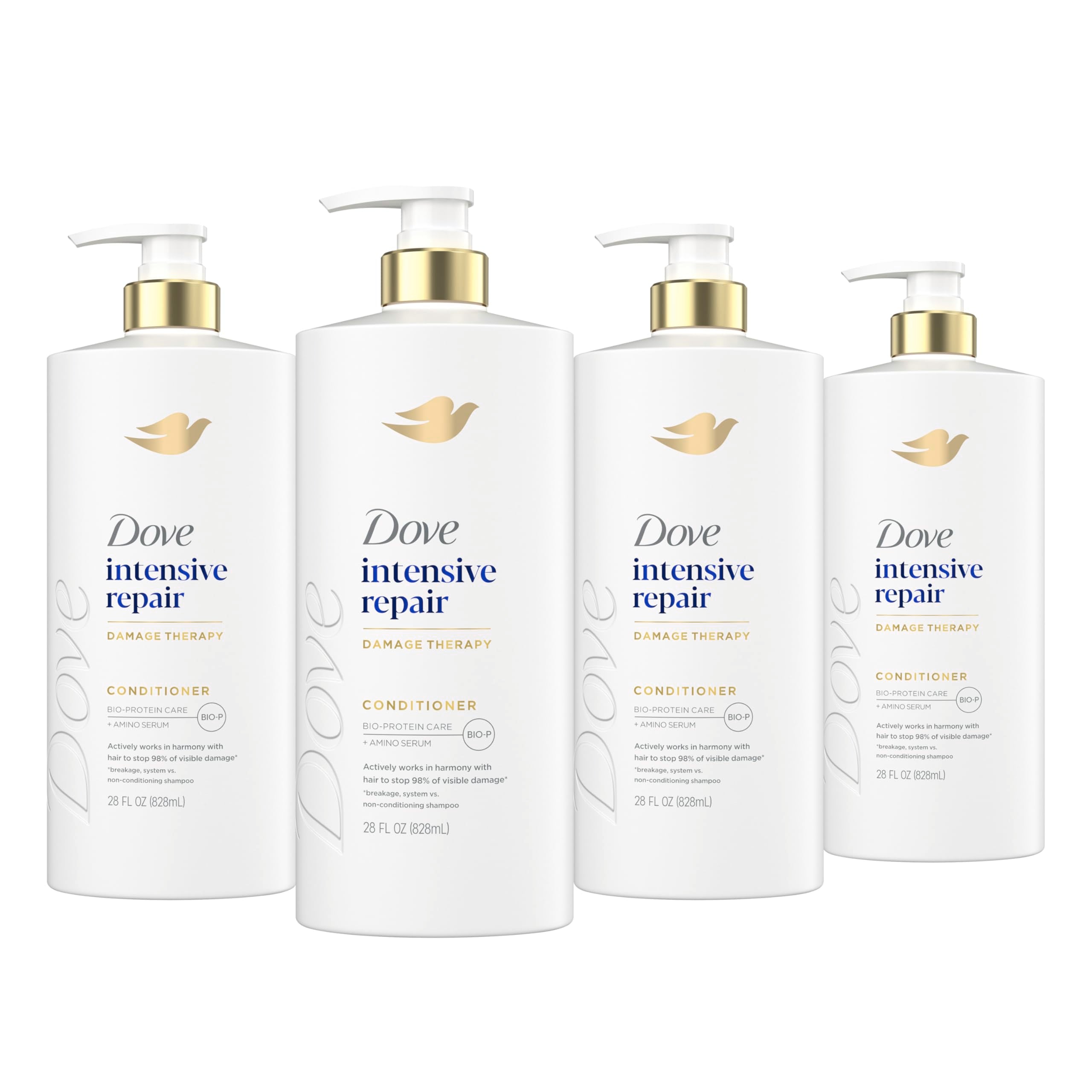 Dove Conditioner Intensive Repair for Damaged Hair with Bio-Protein Care Technology and Amino Serum 28 Fl Oz Halalzen