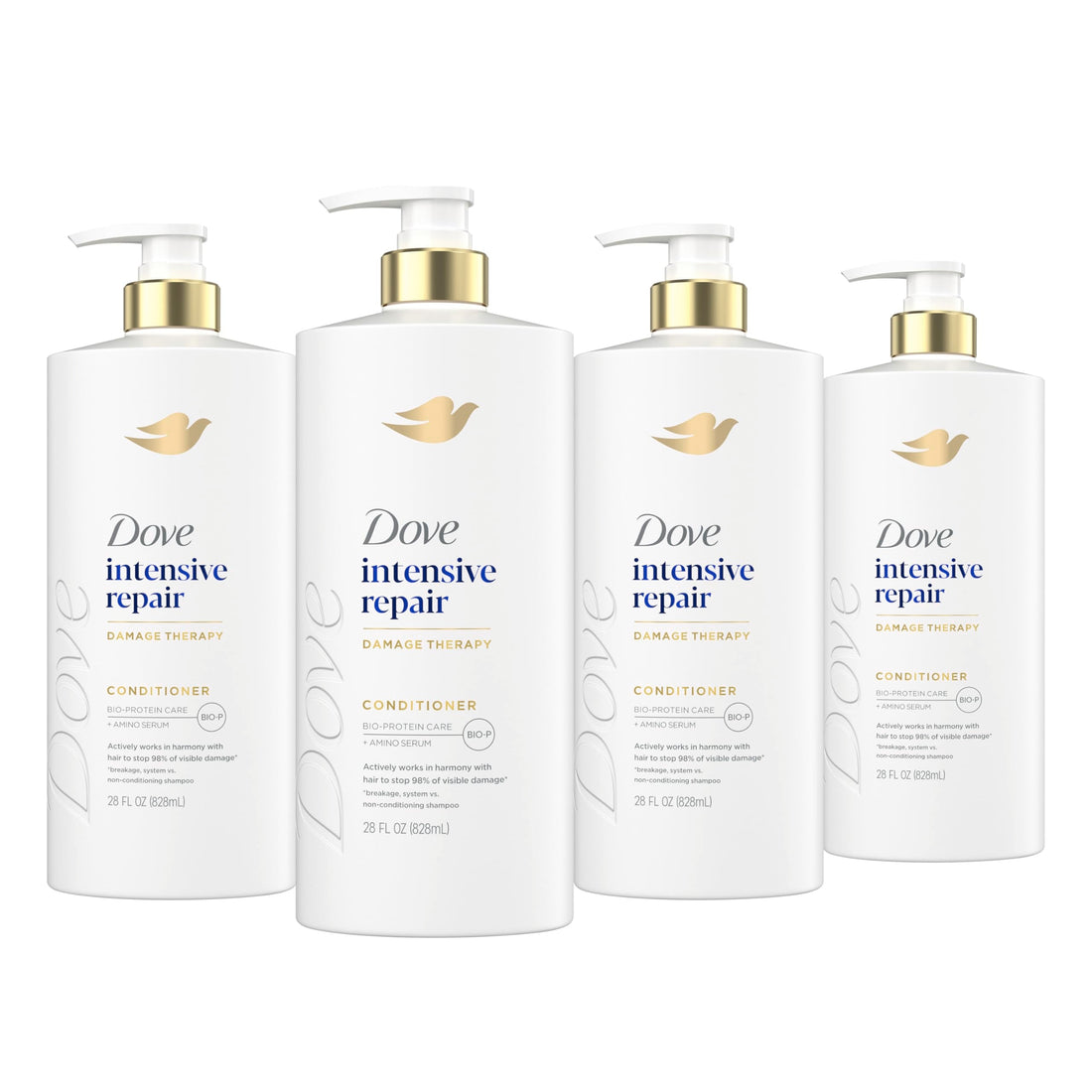 Dove Conditioner Intensive Repair for Damaged Hair with Bio-Protein Care Technology and Amino Serum 28 Fl Oz Halalzen