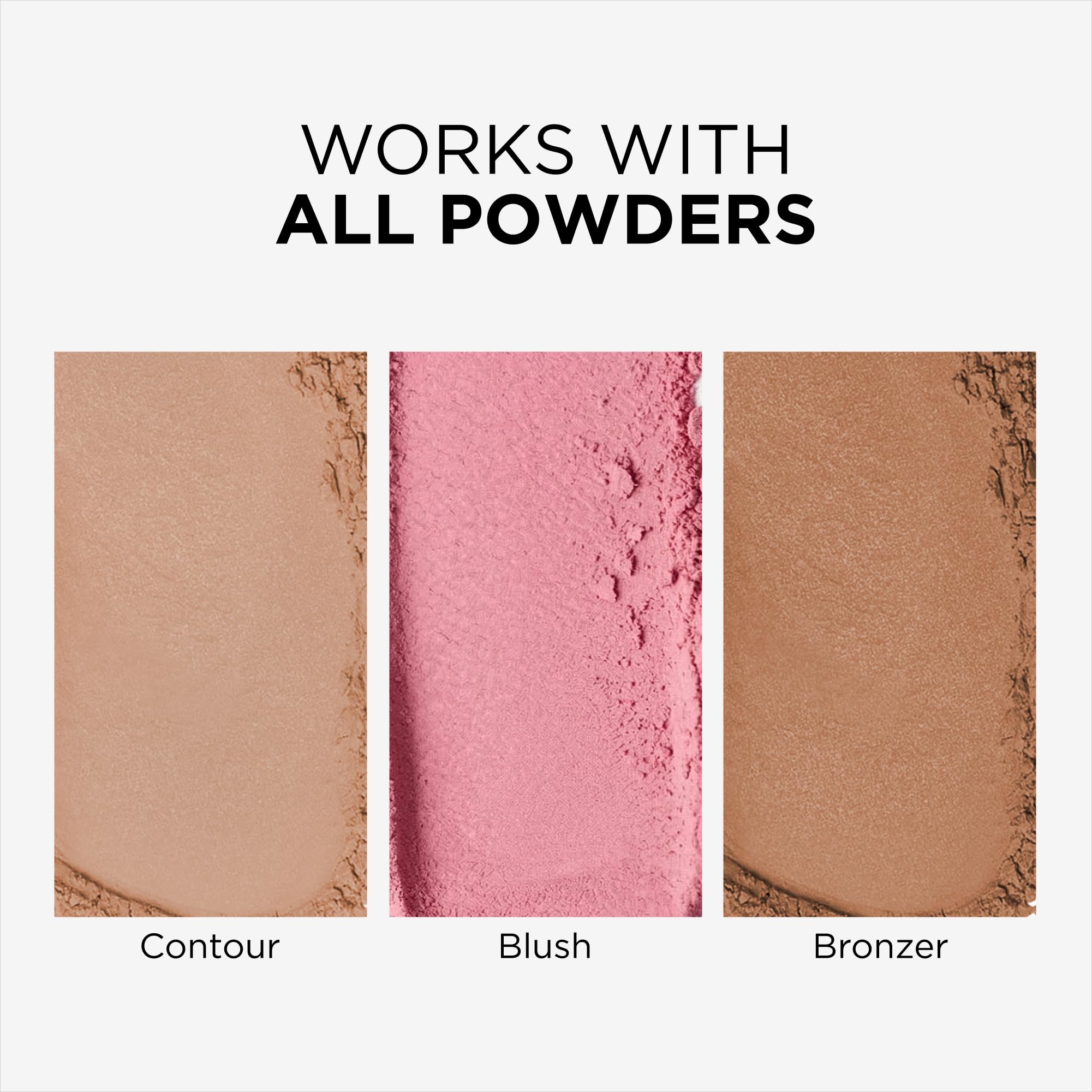 Haleys Beauty Kabuki Foundation Brush For Applying Powder, Foundation, Bronzer, Blush, and Mineral Make up, Soft Bristles, Seamless Blending, Makeup Brushes Essential, Vegan & Cruelty Free
