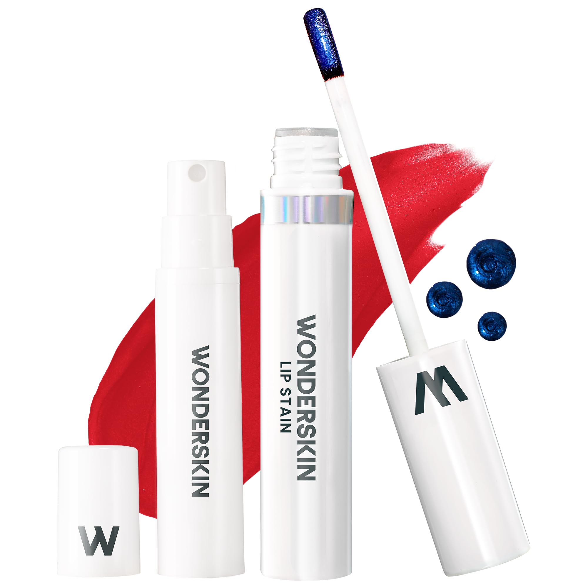 Wonderskin Wonder Blading All Day Lip Stain Peel Off Masque - Long Lasting, Waterproof and Transfer Proof Pink Lip Tint, Matte Finish Peel Off Makeup (First Kiss Masque) Halalzen