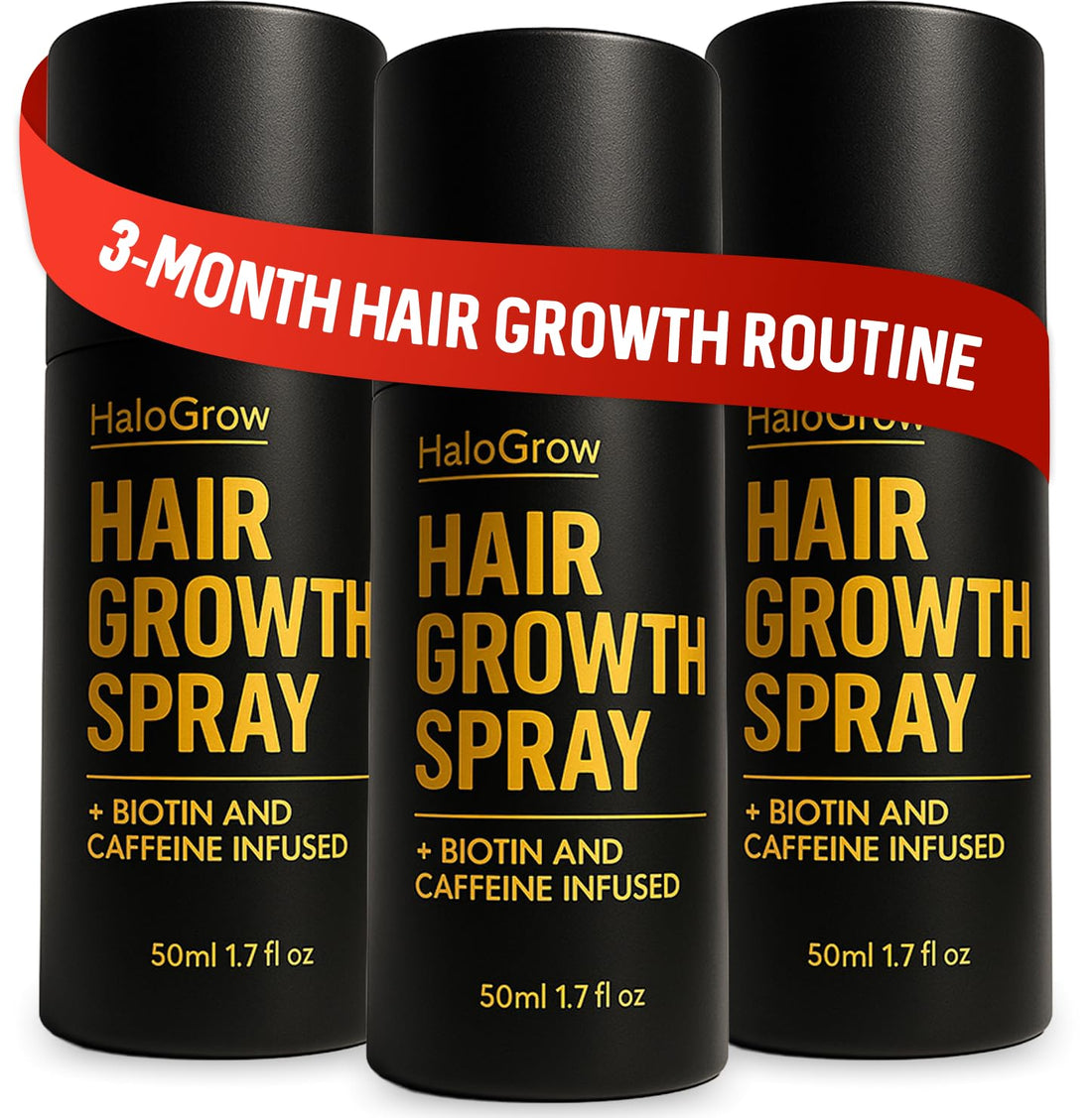 Hair Growth Serum Spray for Women & Men Hair Loss – Biotin & Caffeine, Anti-Thinning Hair Regrowth Oil, Advanced Thickening Formula – 1.7 fl. oz./ 50 ml