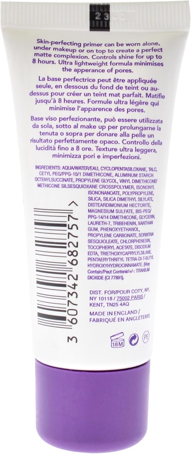 Rimmel London Stay Matte Primer, Transparent, 30 ml Halalzen