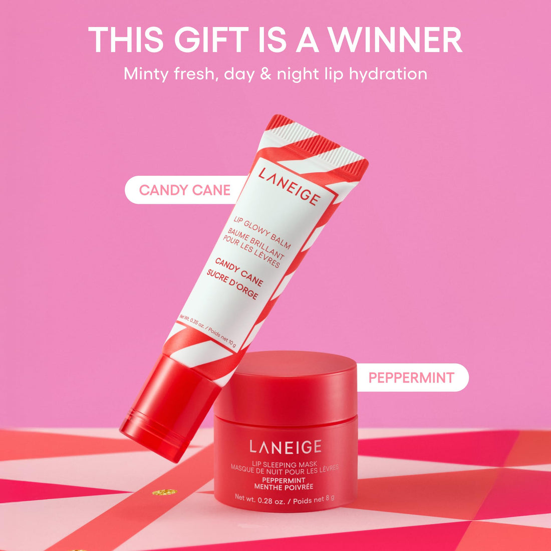 Laneige Skincare & Lip Care Holiday Gift Sets – Lip Mask, Water Bank, Lip Glowy Balm – Beauty Essentials for Gifting & Self-Care Halalzen