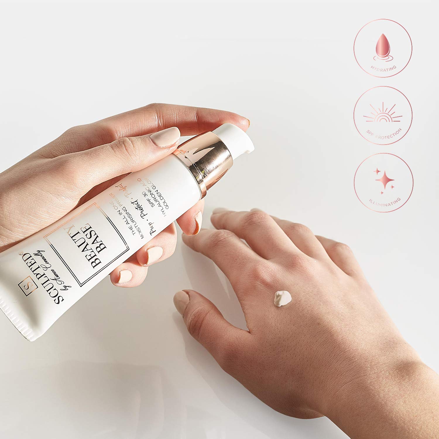 Beauty Base Protect SPF 50 Primer from Sculpted by Aimee (Protect) – 50ml All in One Moisturising Primer that Protects from UVA and UVB, Perfecting your Skin Halalzen