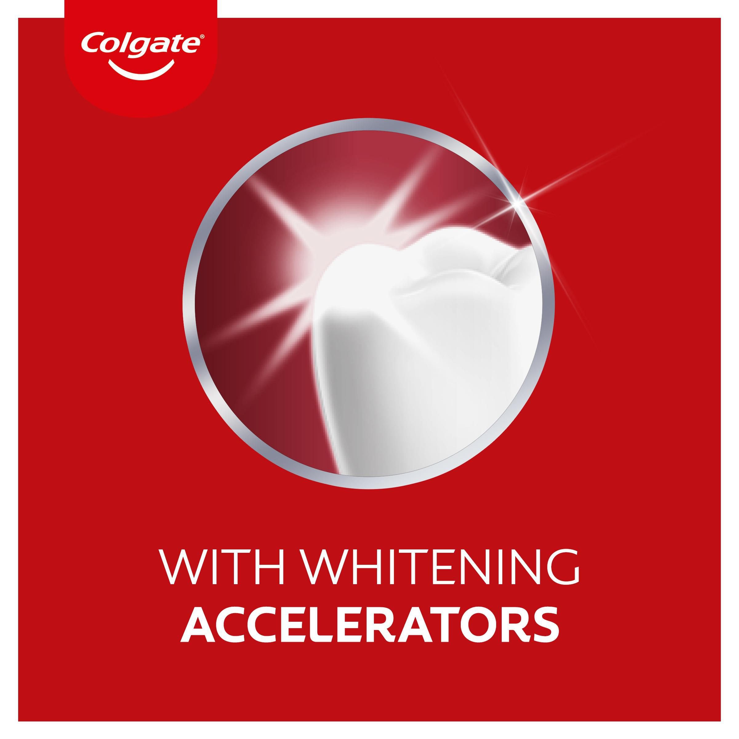 Colgate Max White Optic Toothpaste 4X75ml - Teeth Whitening Toothpaste - Clinically Proven Formula - Removes up to 100% of Surface Stains - Optic Brighteners Instantly Whiten Teeth