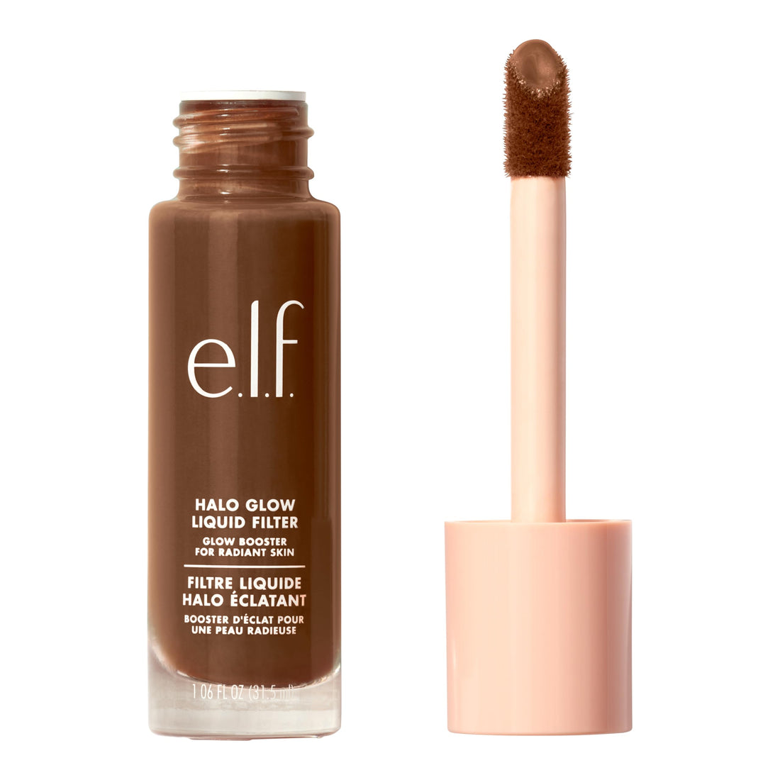 e.l.f. Halo Glow Liquid Filter, Complexion Booster For A Glowing, Soft-Focus Look, Infused With Hyaluronic Acid, Vegan & Cruelty-Free, 4 Medium Halalzen