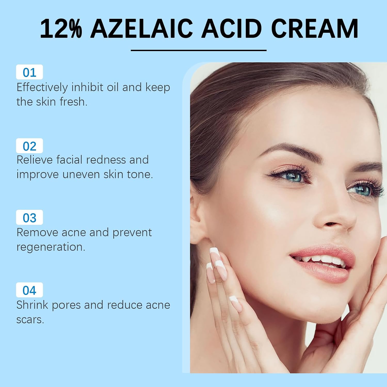 12% Acid Spot Cream, Dark Spot Remover for Face, Types Alleviate Face Skin Care Pigmentation Suitable for All Skin Halalzen