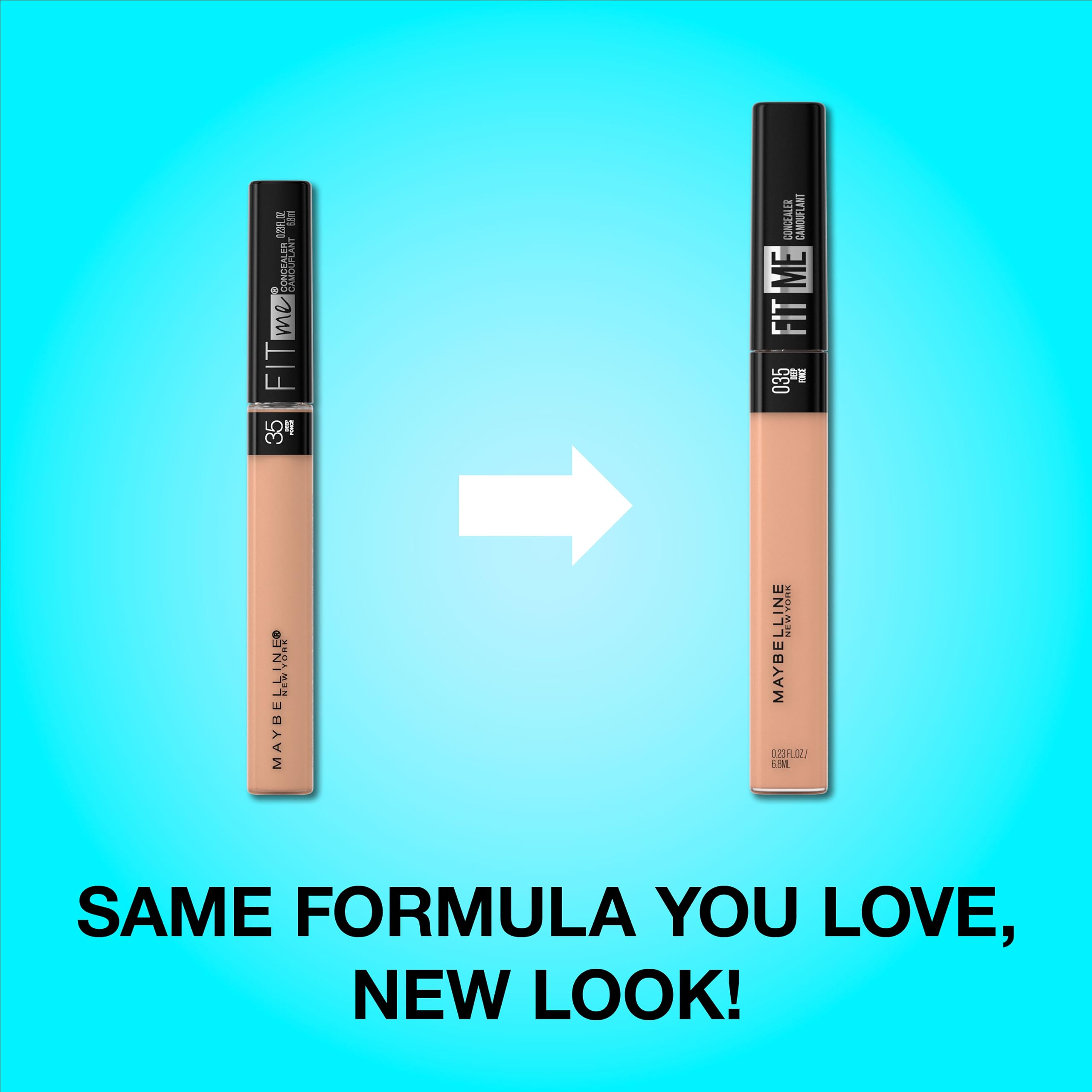 Maybelline Concealer, Fit Me! Full Coverage Concealer for Face, Oil Free, Delivers Even Complexion, Non-Comedogenic, Matte & Poreless Ultra Blendable, Shade: 15 Fair Halalzen