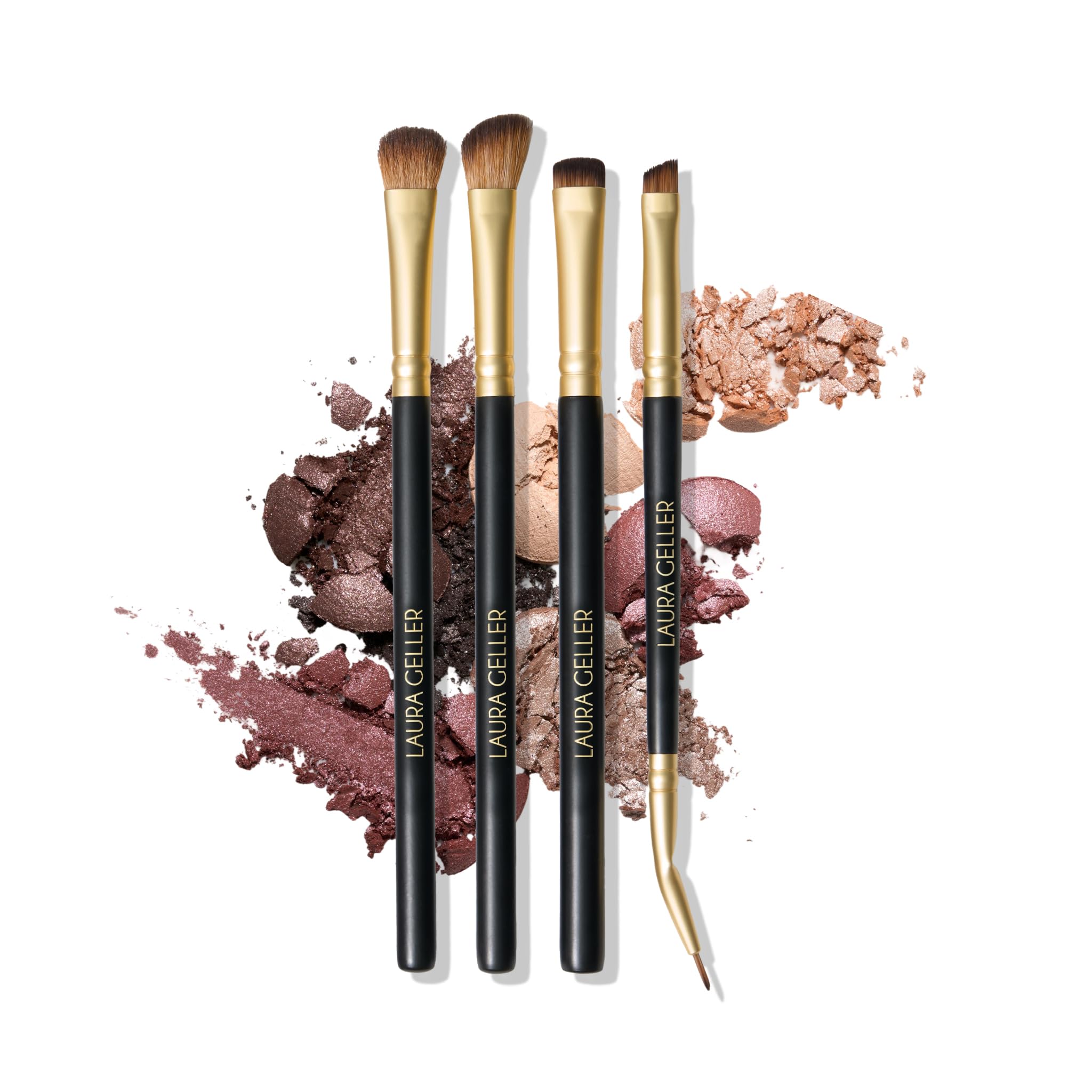 LAURA GELLER NEW YORK Retractable Black Kabuki Brush for Liquid, Cream and Powder Face Makeup With Aluminum Handle Halalzen