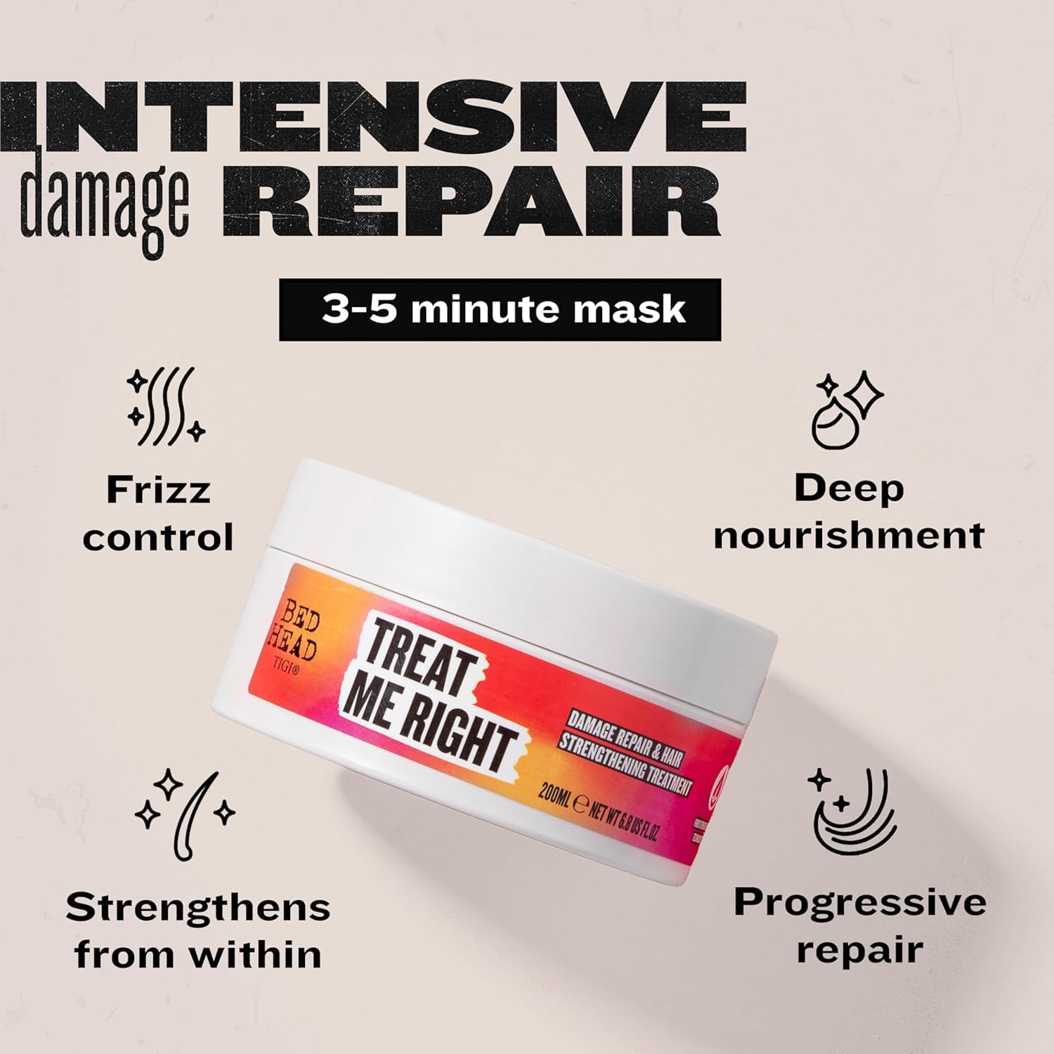 Bed Head by TIGI Resurrection Shampoo & Conditioner Set, 2x 750ml, For Dry Damaged Hair, Deep Moisture Repair with Colour Protect for Strength & Shine Halalzen