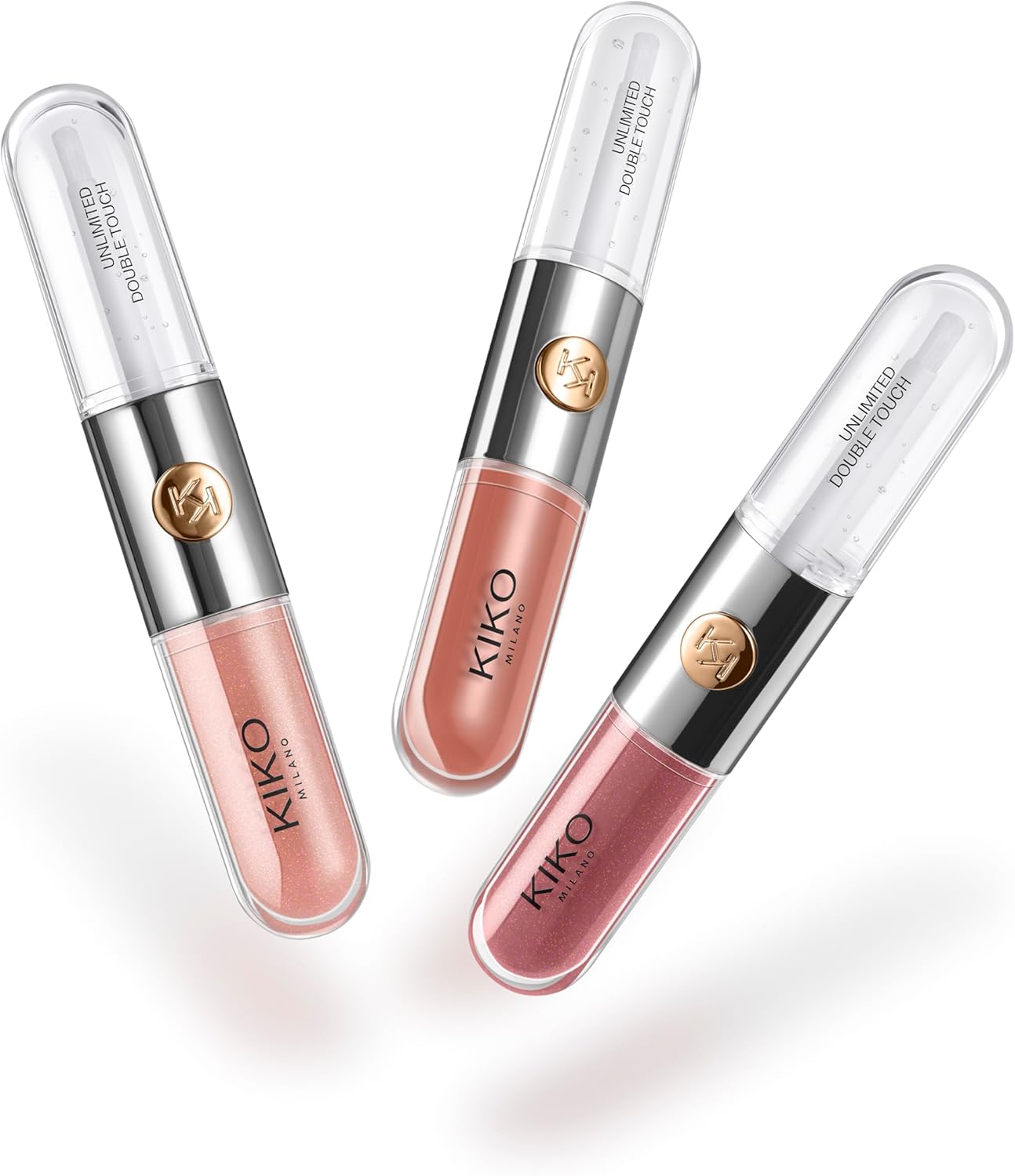 KIKO Milano Unlimited Double Touch Lip Set 01 | Lip Kit Containing 3 Two-Step Liquid Lipsticks Halalzen