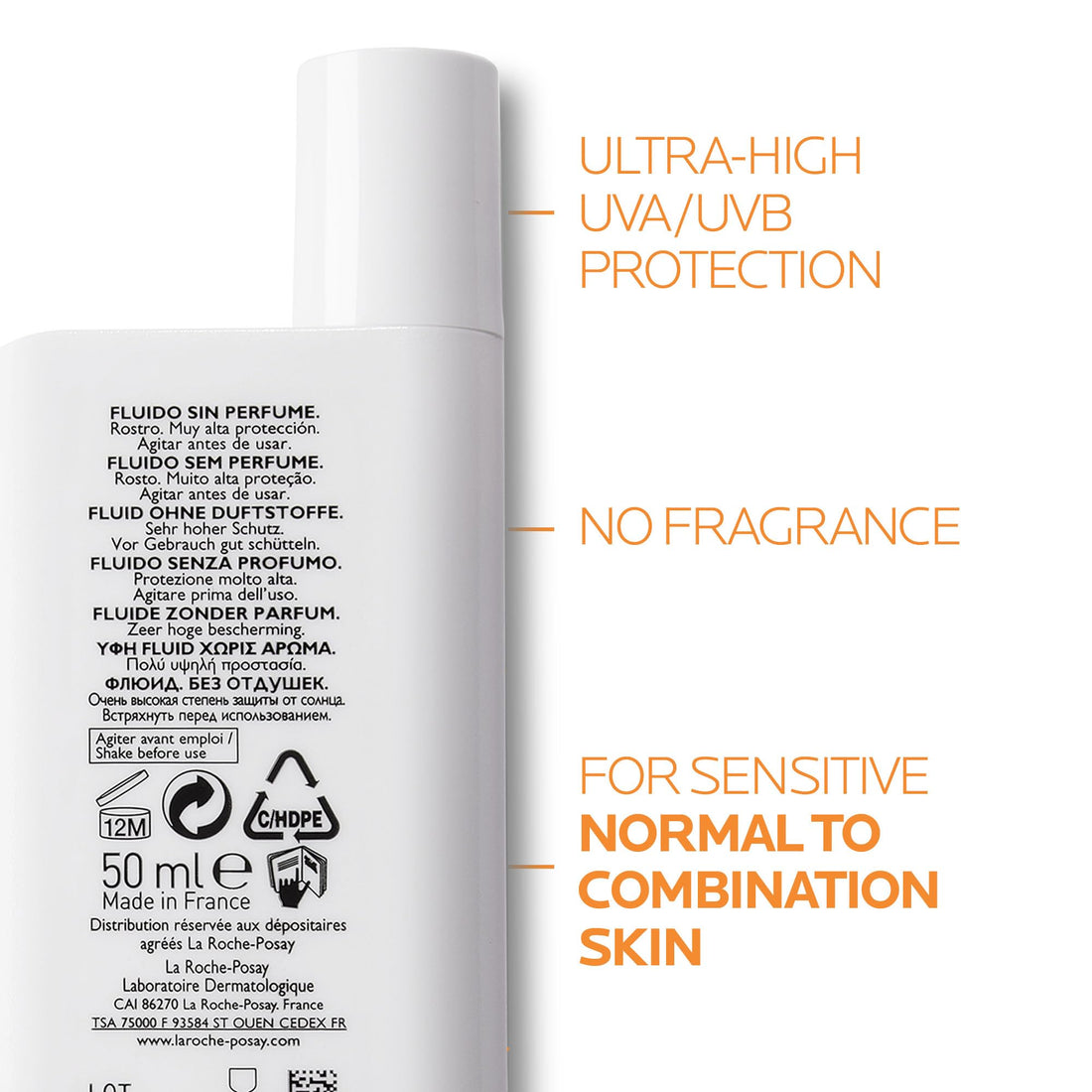 La Roche-Posay Anthelios UVmune 400 Invisible Fluid SPF50+ 50ml
