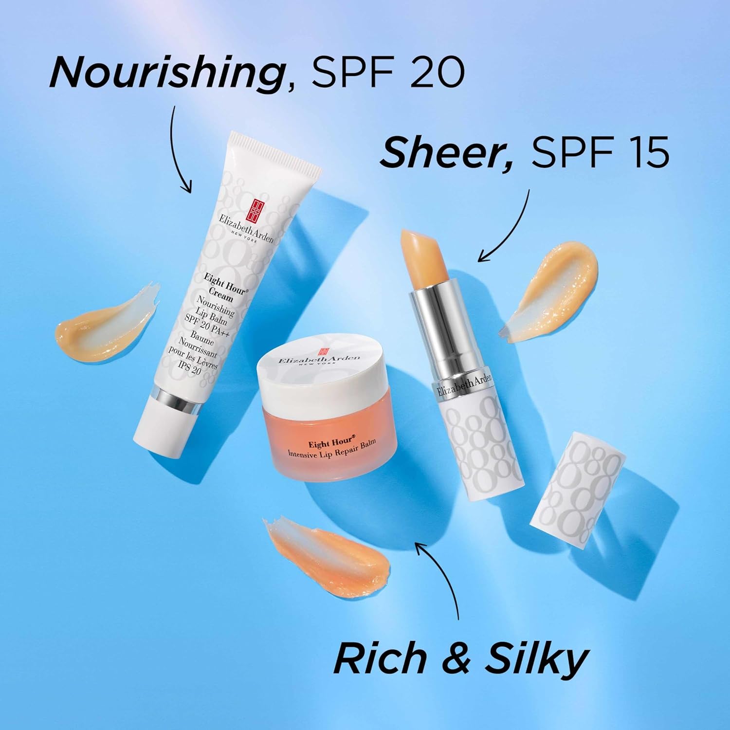 Elizabeth Arden Eight Hour Cream Lip Protectant Stick, SPF 15 Sunscreen Balm, Moisturizer for Dry, Cracked Lips with Shea Butter, Coconut Oil & Vitamin E, 0.13 oz Halalzen