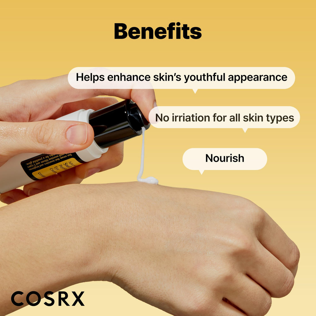 COSRX Advanced Snail 92 All in One Cream Korean Snail Mucin Face Cream & Gel Moisturiser for Dry Sensitive and Anti Aging Skin, Daily Soothing and Moisturising Cream, Korean Skincare 100g