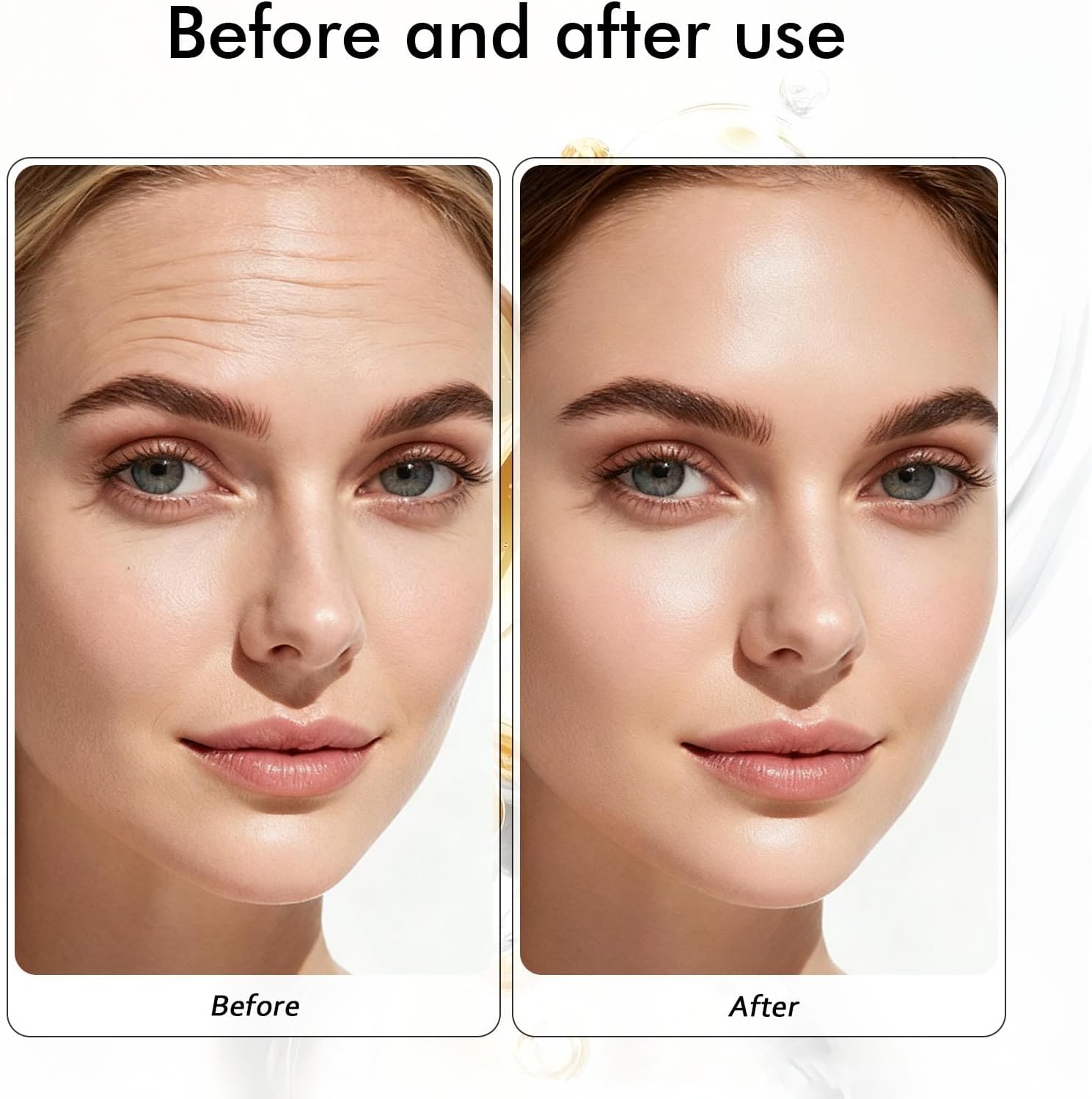 Korean Silk Collagen Ampoule with Syringe, Deep Collagen Silk Peptide Intensive Lifting Ampoule for Youthful, Radiant Skin-50ml
