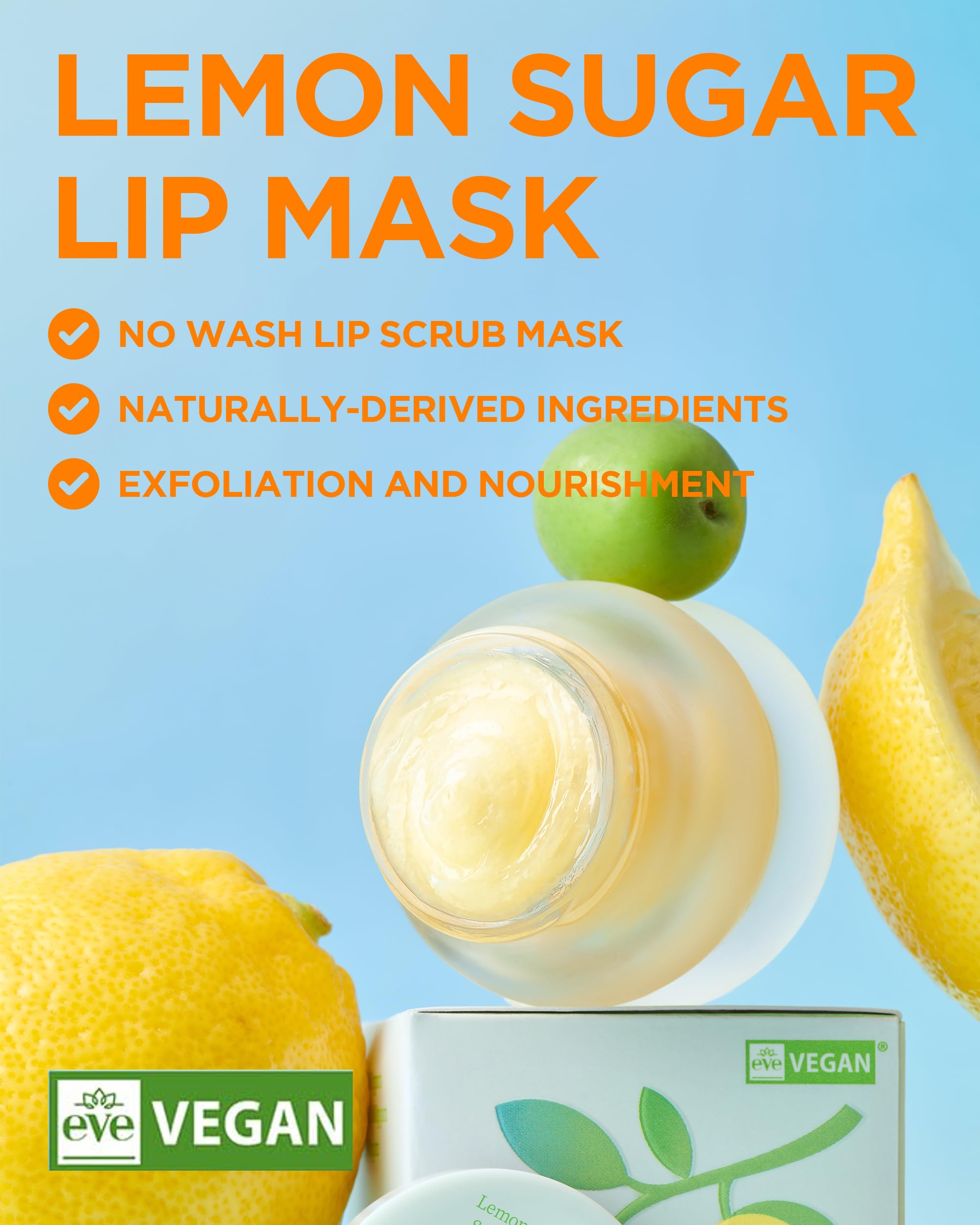 TOCOBO Vita Glazed Lip Mask – Vegan Overnight Lip Sleeping Mask for Dry, Chapped Lips | PHA (Lactobionic Acid) Gentle Exfoliation | Non-Sticky Glazed Balm, Korean Skincare, 0.68 oz Halalzen