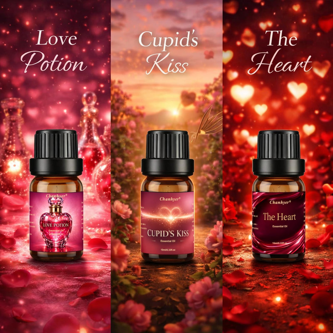 Hotel Collection Essential Oils for Diffusers for Home - 6 x 10 ml Luxury Scented Oil Set with Luxury Night,Jasmine Peppermint,White Tea,Citrus Happiness,My Way,Hotel Lobby,Gift for Women and Men