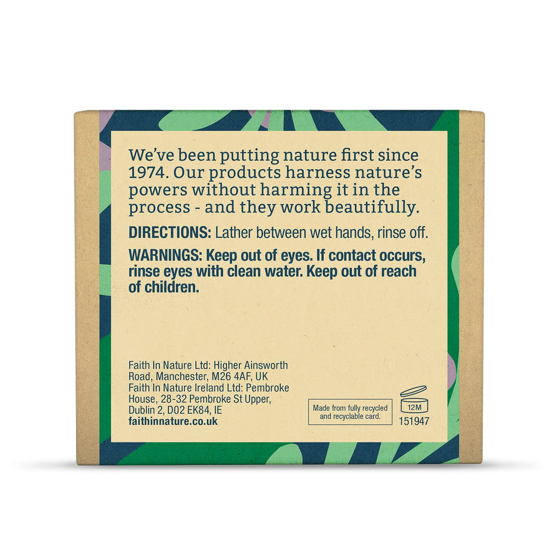 Faith In Nature Natural Coconut Hand Soap Bar, Hydrating, Vegan & Cruelty Free, No SLS or Parabens, 100g Halalzen