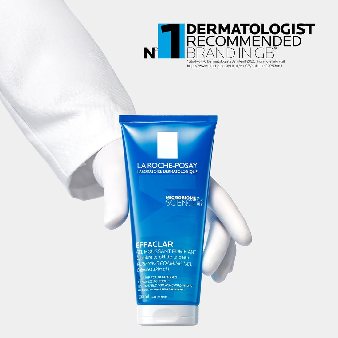 La Roche-Posay Effaclar Purifying Foaming Gel Cleanser For Oily, Breakout-Prone Skin 200ml
