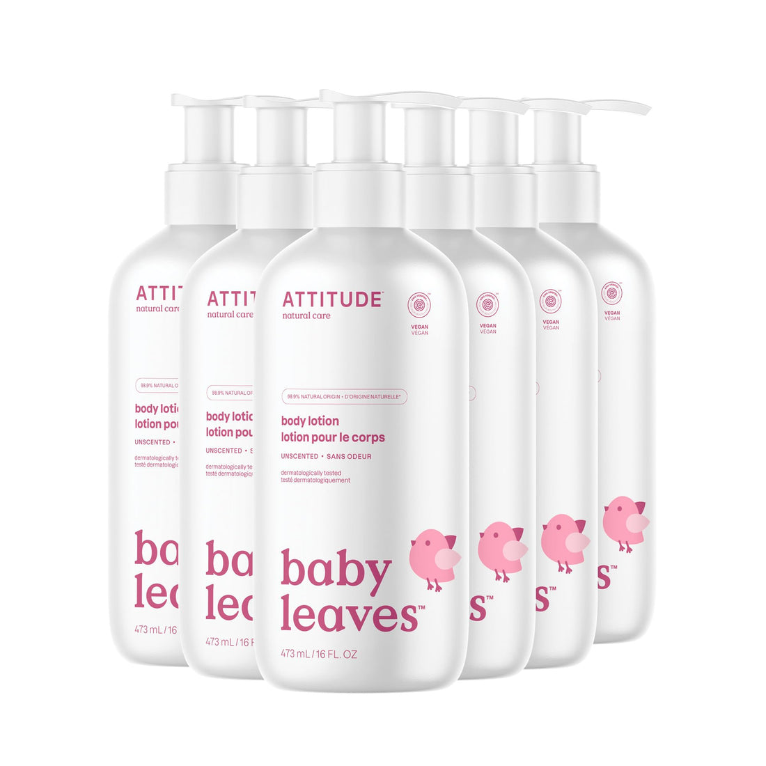 ATTITUDE Baby Lotion, EWG Verified Moisturizer, Dermatologically Tested Moisturizing Cream, Vegan and Cruelty-Free, Unscented, 16 Fl Oz Halalzen
