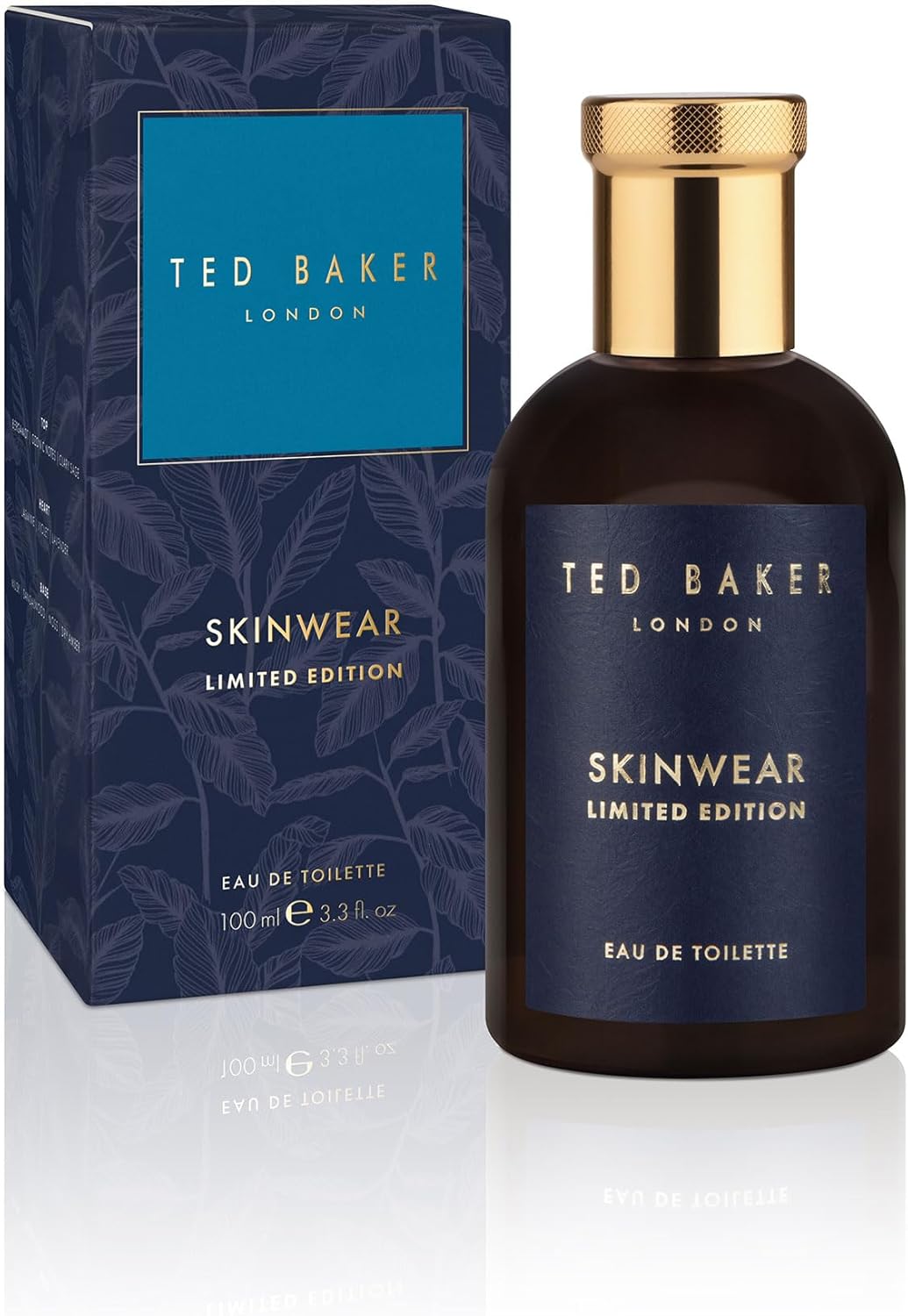 Ted Baker Skinwear Limited Edition Men’s Eau de Toilette Fresh Citrus Woody Cologne with Lime, Bergamot & Sandalwood Long Lasting Masculine Fragrance for Him100ml