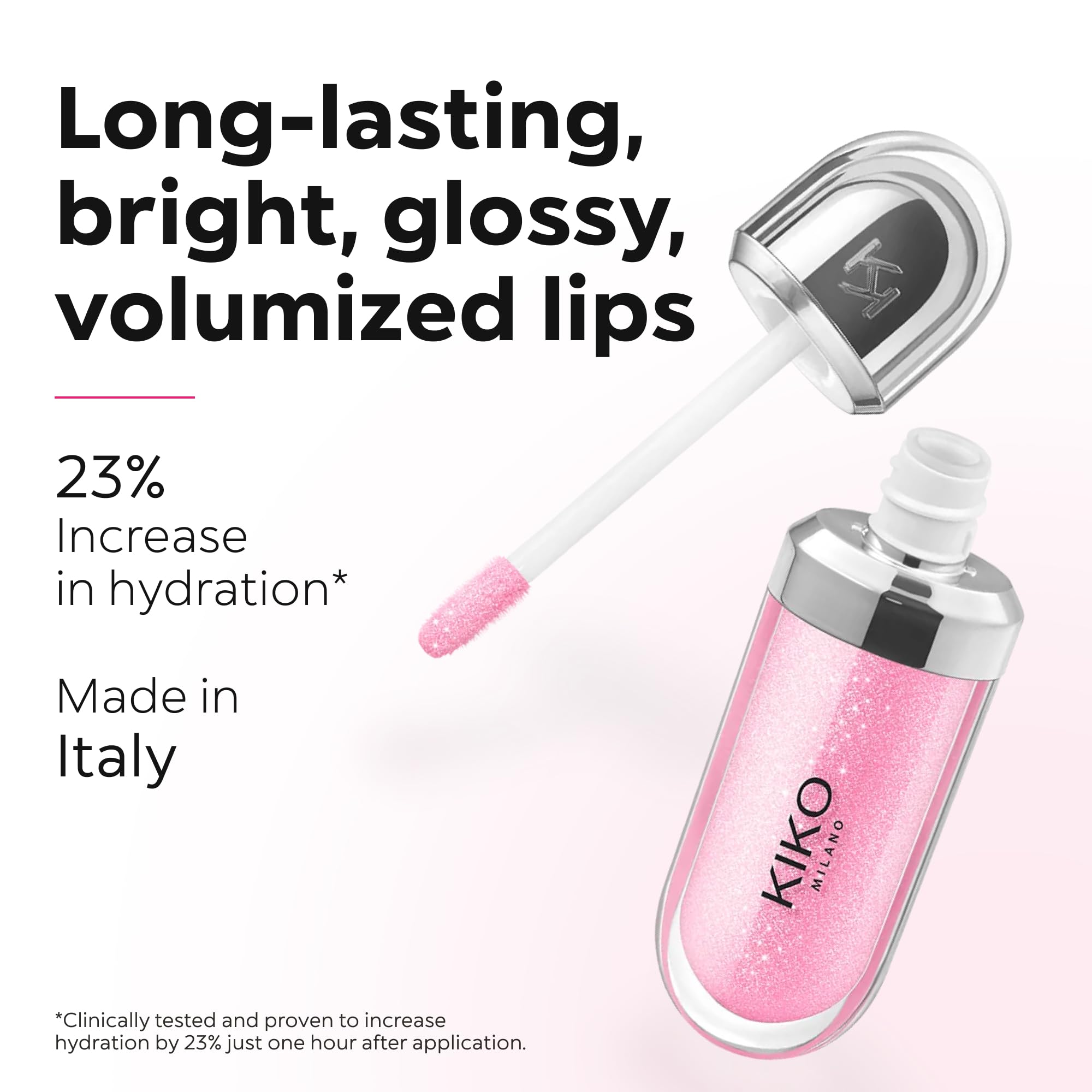KIKO Milano 3D Hydra Lipgloss 17 I Hydrating Lip Gloss for Plumped 3D Shine, Non-Sticky Lipstick Gloss with Wand Applicator, Long Lasting Comfort, Professional Lip Products by KIKO Milano Halalzen