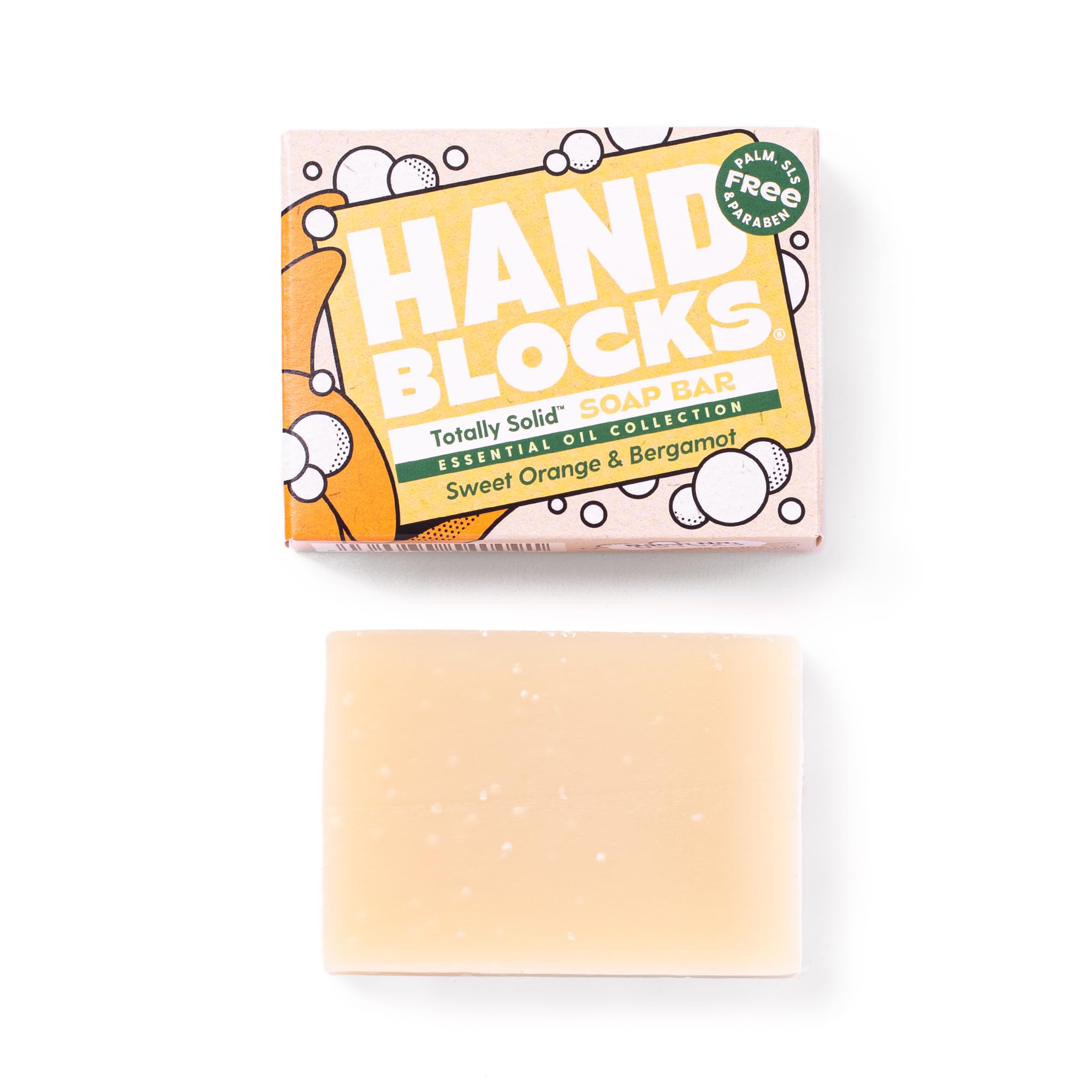 Hand Blocks: Cedarwrood & Eucalyptus (6 Pack) - Cold Processed Natural Soap Bars - Plastic, Palm, SLS, SLES & Paraben Free Halalzen