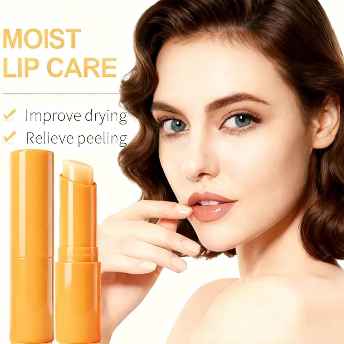 24h Moisturising Lip Balm & Oil with Natural Oils, Hydrating Lip for Repair & Protection (Strawberry)